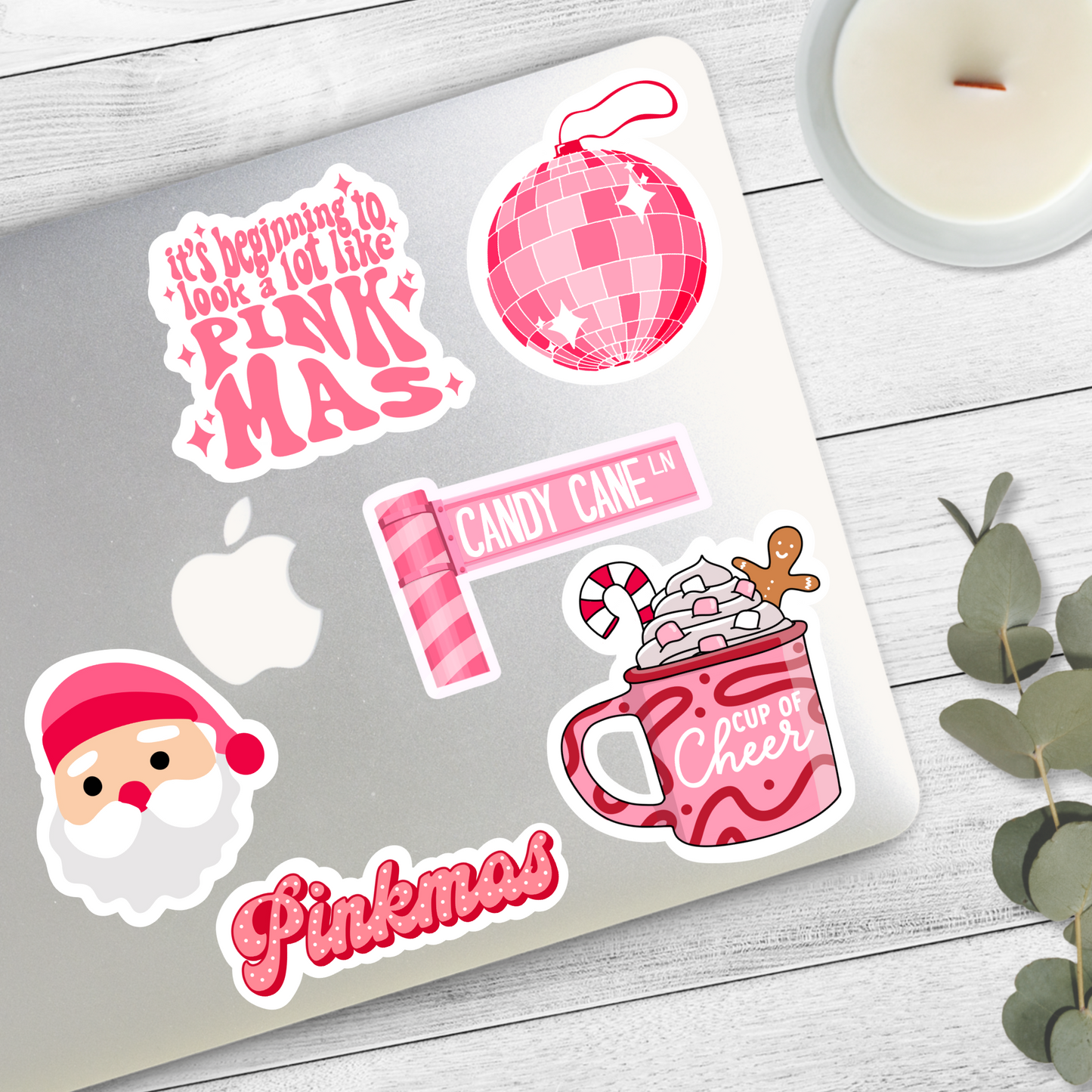 Pinkmas Sticker Bundle | A Very Merry Birch Studios Christmas