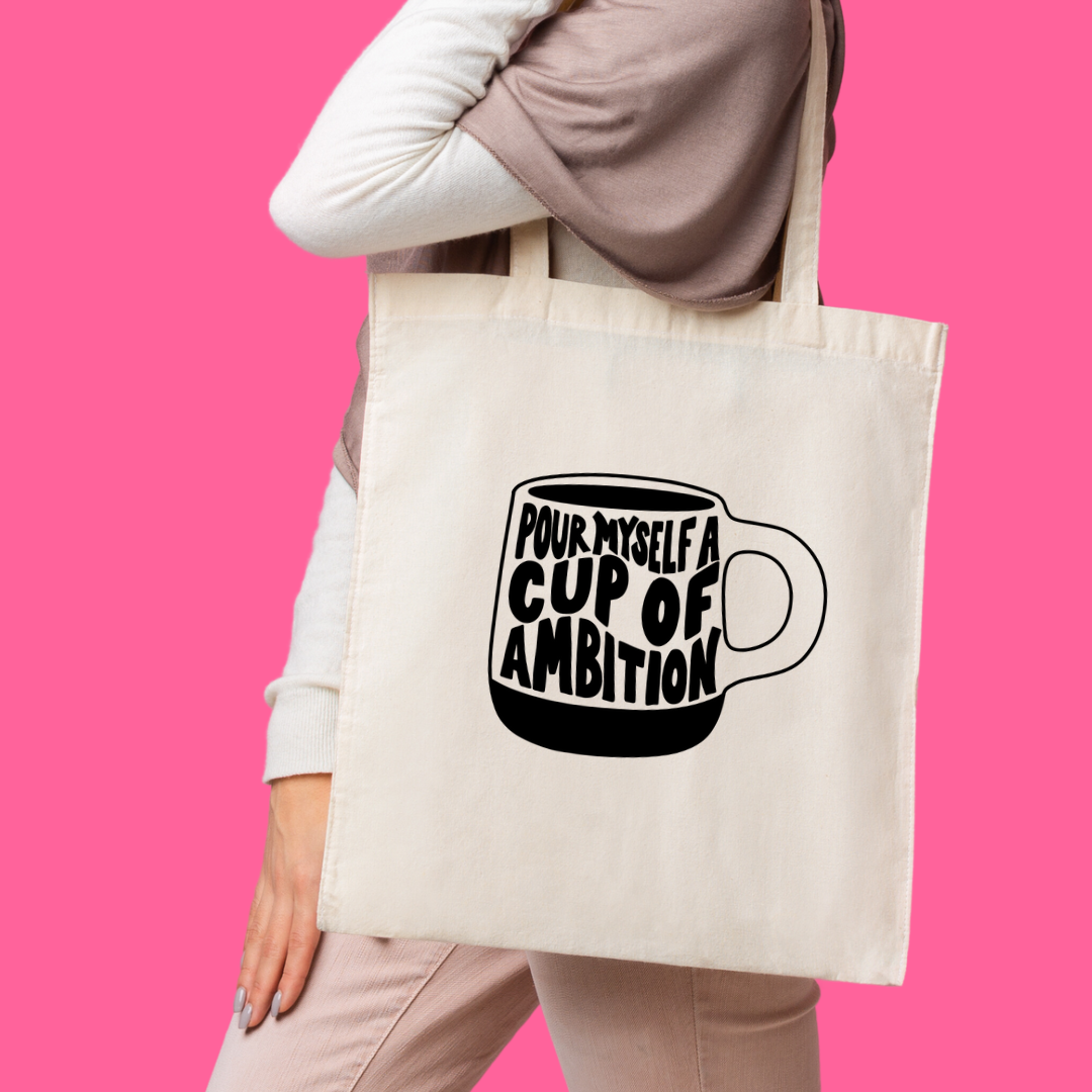 Cup of Ambition | Country Cowgirl Tote Bag