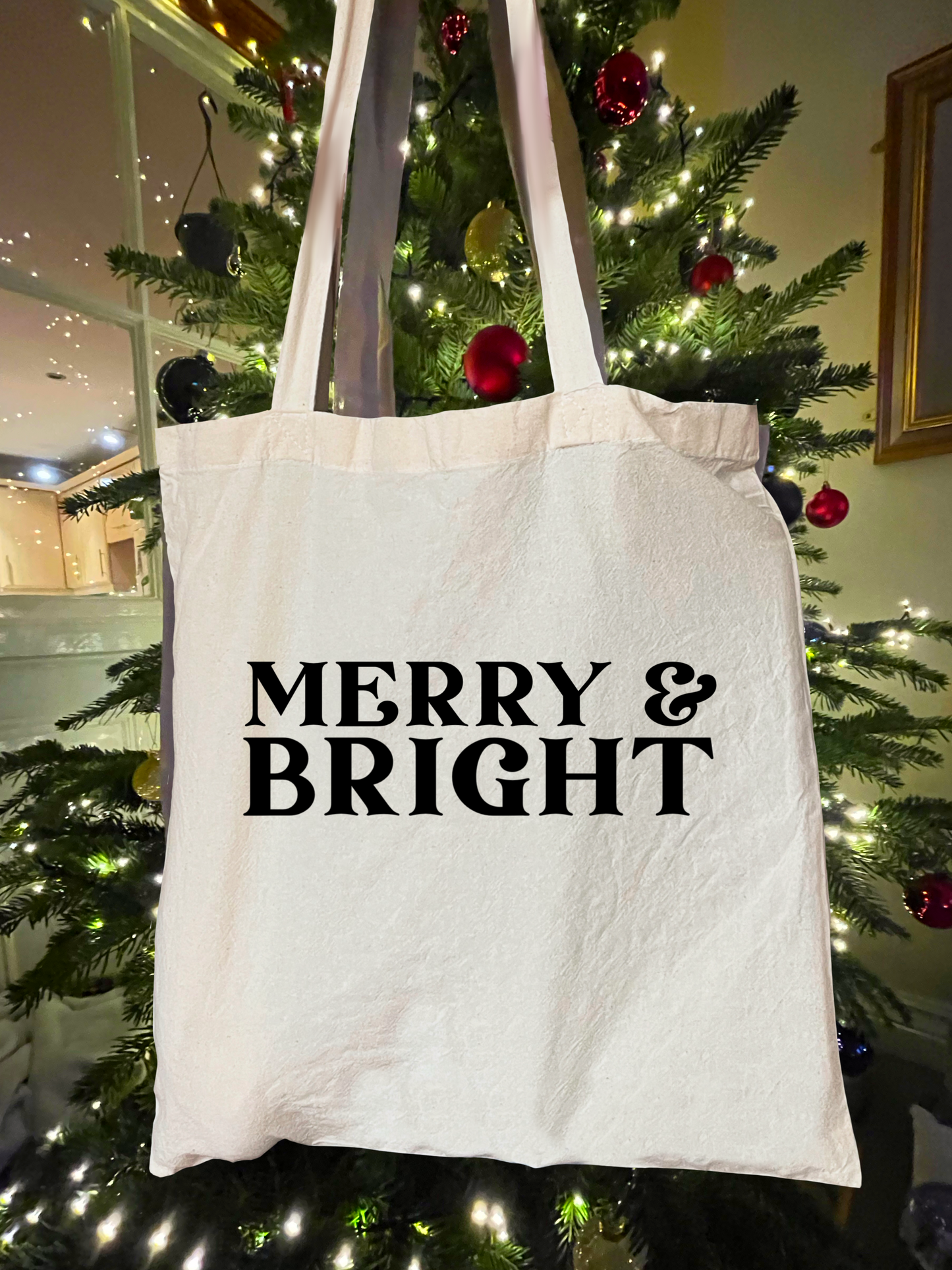 Merry & Bright Tote Bag | A Very Merry Birch Studios Christmas