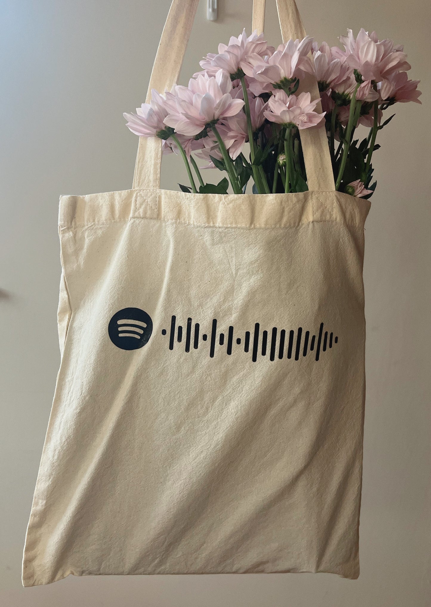 Custom Spotify Scan Code Tote Bag