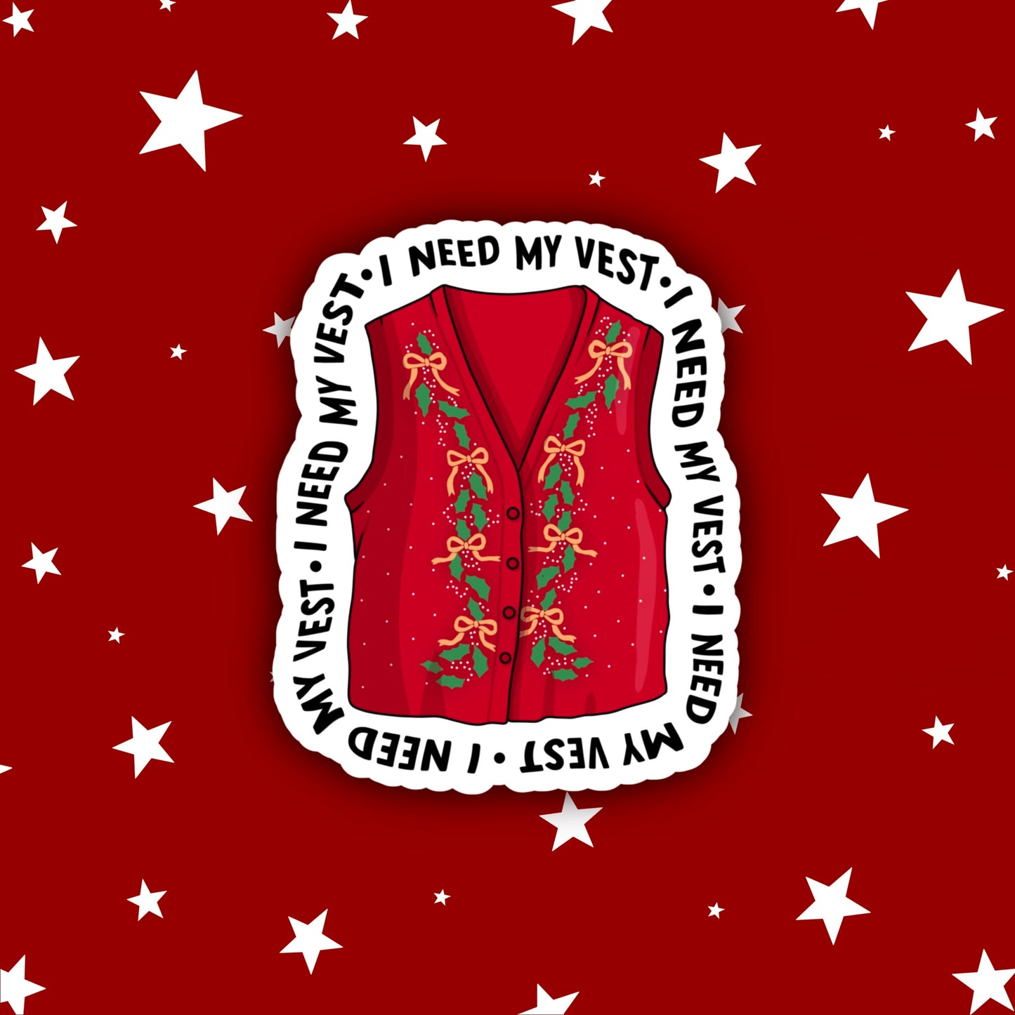 Christmas with the Kranks Sticker Bundle | 8 Stickers