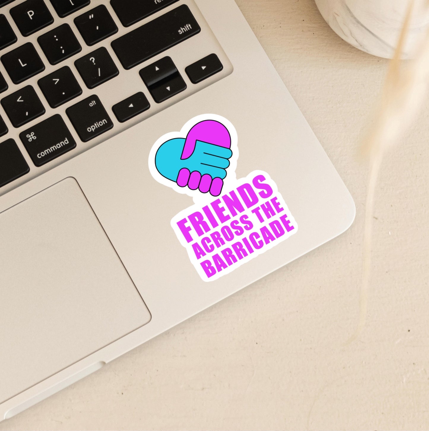 Friends Across the Barricade | Derry Girls Stickers