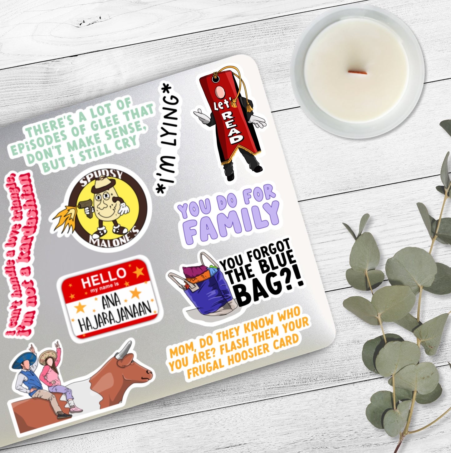 Spudsy Malone's Sticker | The Middle