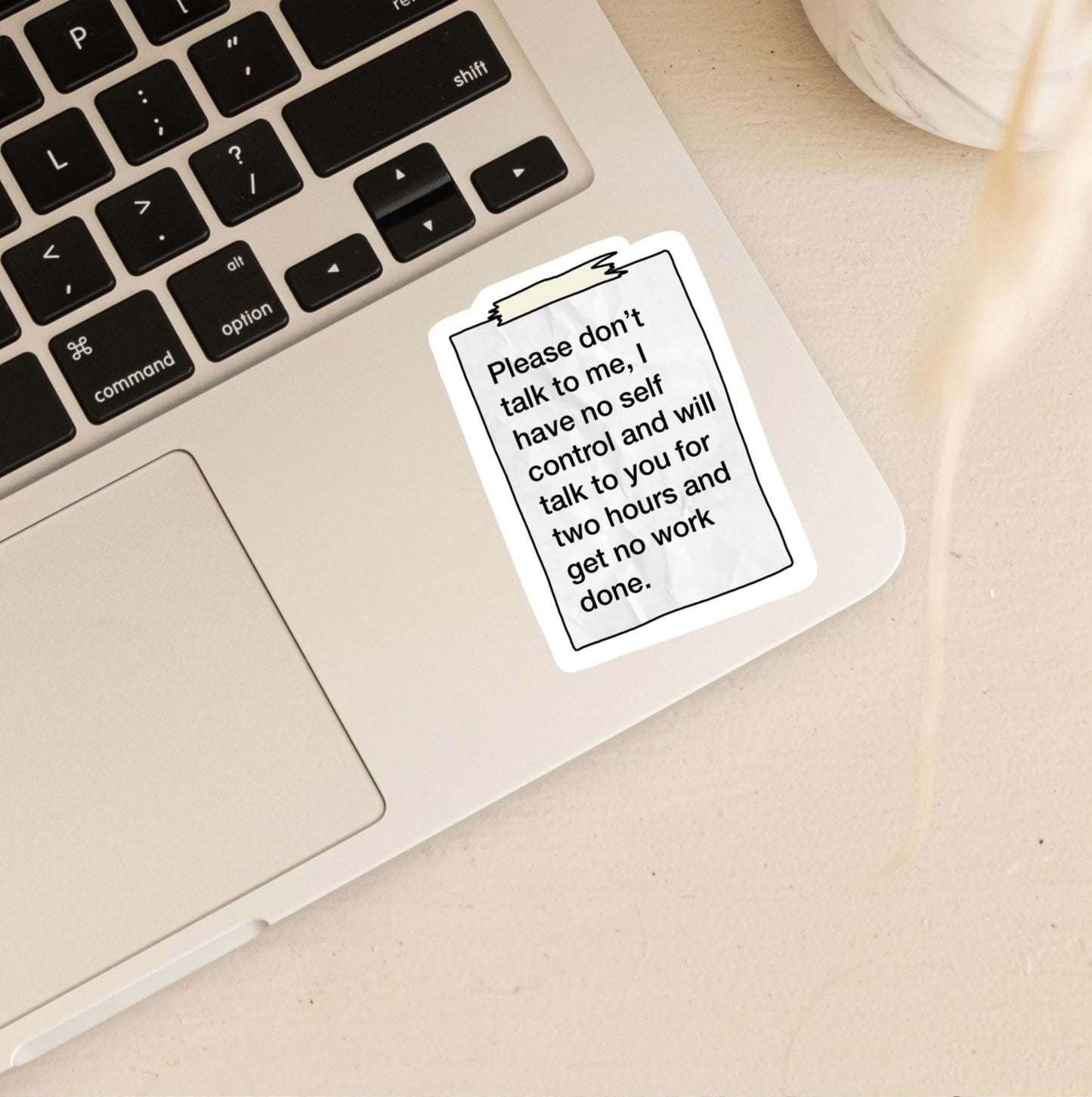 Please Don't Talk To Me Note | Student Life