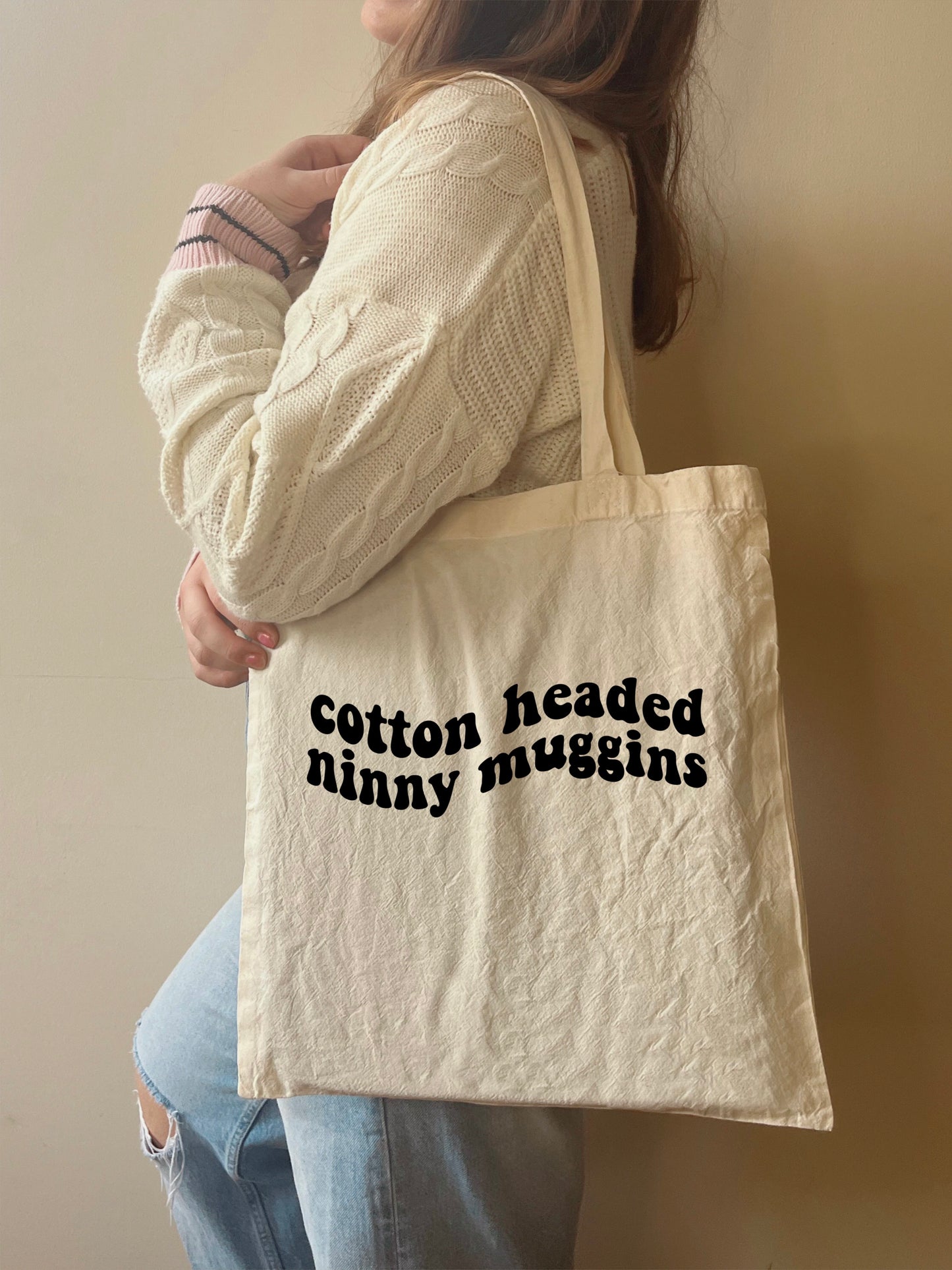 Cotton Headed Ninny Muggins | Elf | Christmas Tote Bag