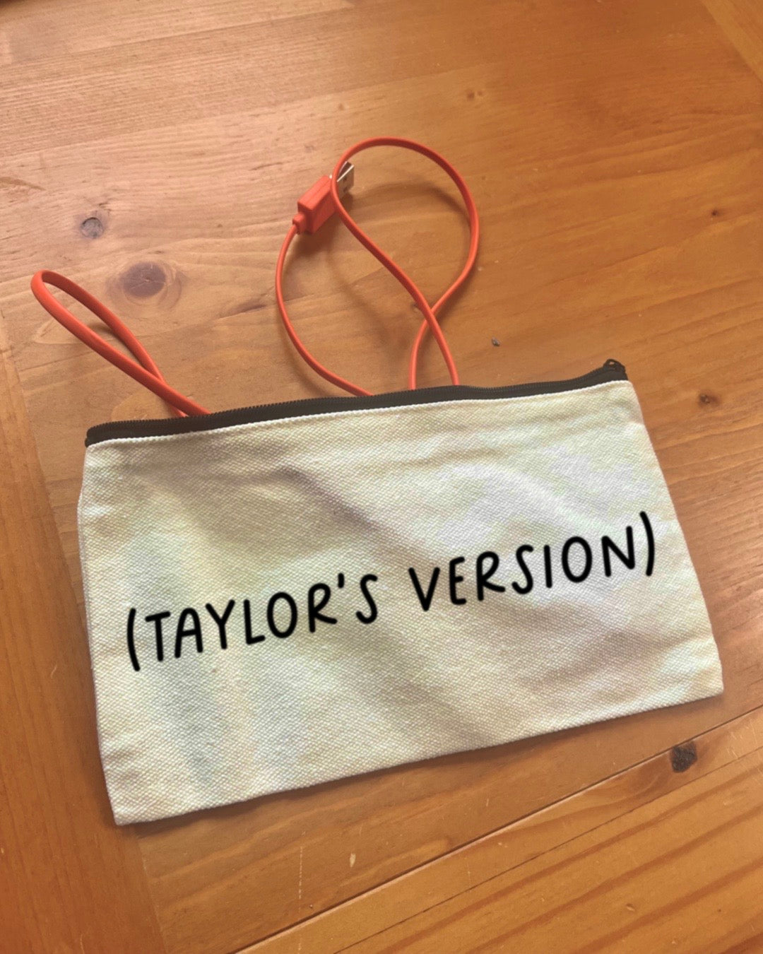 Taylor's Version | Taylor Swift | Pencil Case | Makeup Bag | Small Zipped Pouch