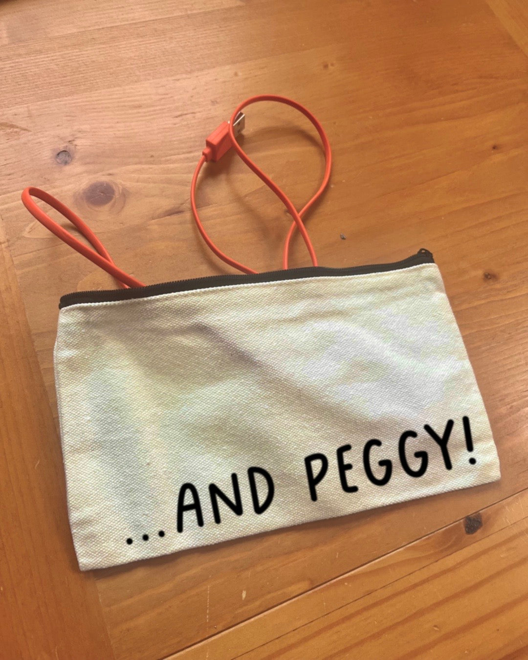 And Peggy! | Hamilton | Pencil Case | Makeup Bag | Small Zipped Pouch