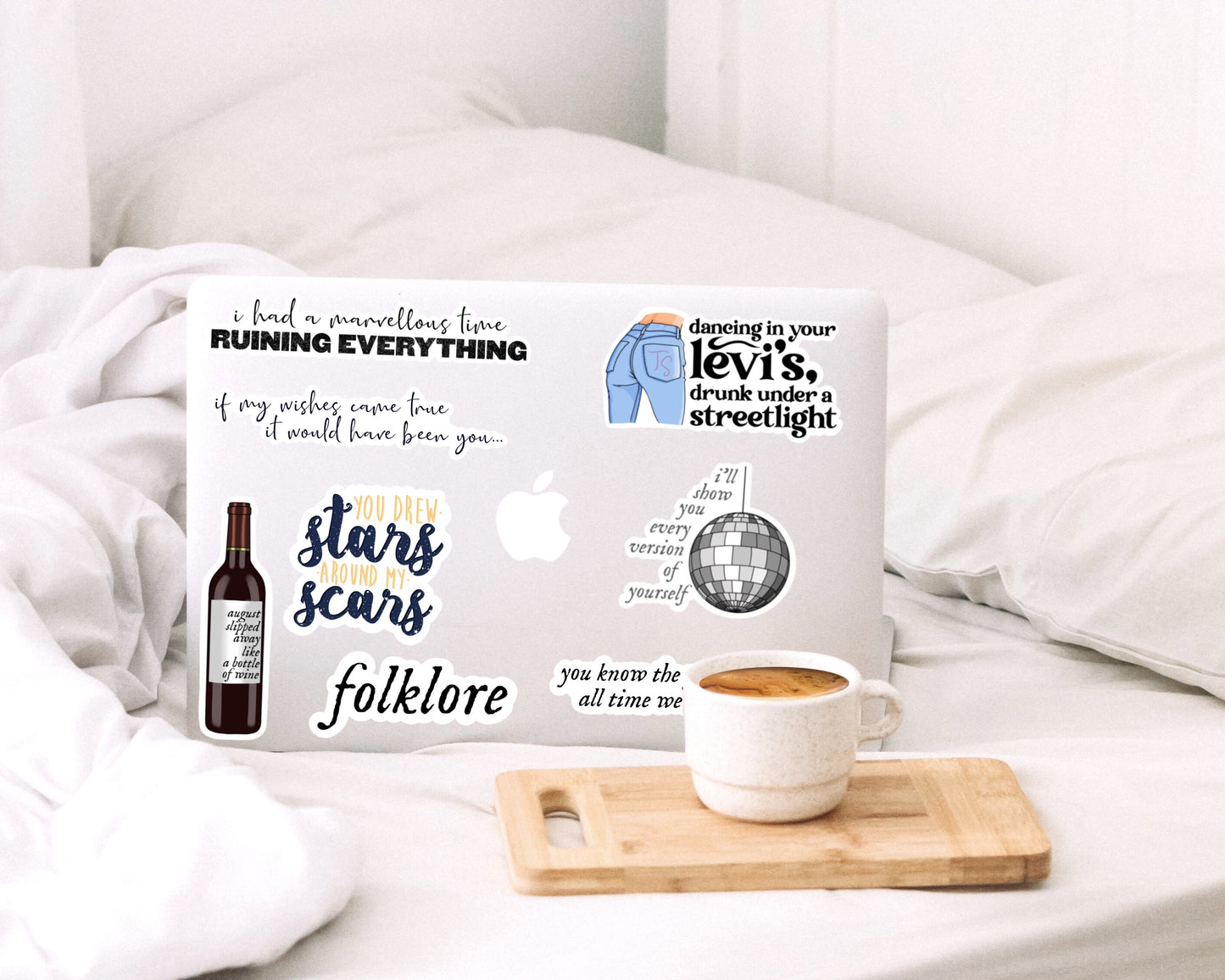 Dancing in Your Levi's, Drunk Under a Streetlight | Taylor Swift Folklore Stickers