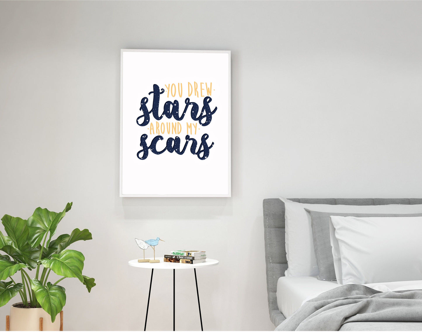 You Drew Stars Around My Scars Print | Taylor Swift Print