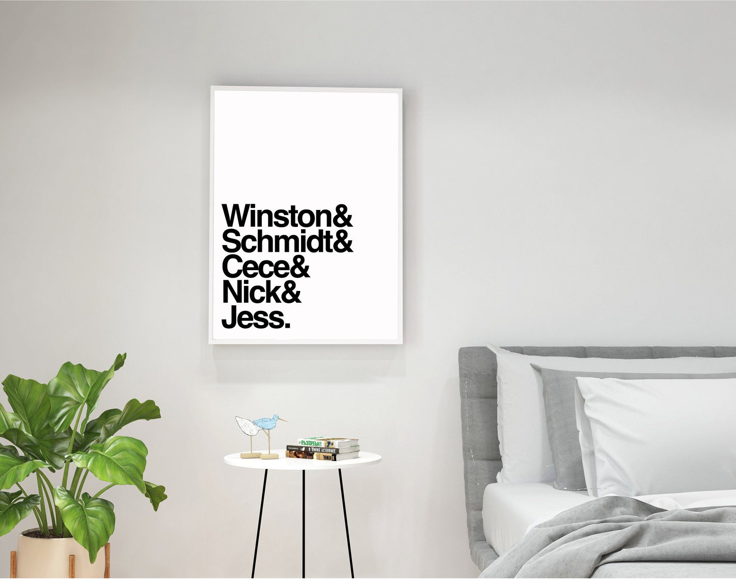 The Whole Gang Print| New Girl Print