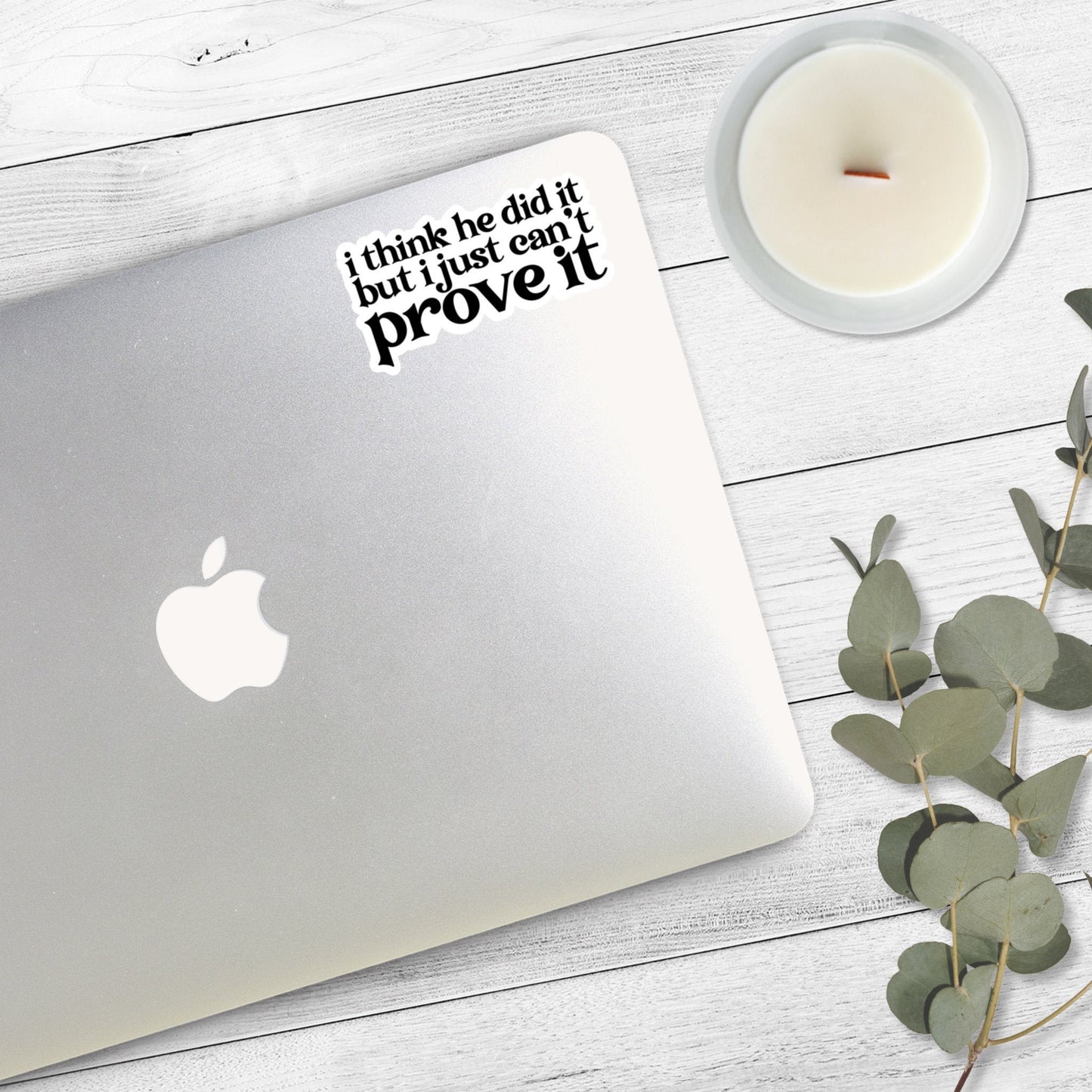 I Think He Did It, But I Just Can't Prove It | Taylor Swift Evermore Stickers | Evermore Album