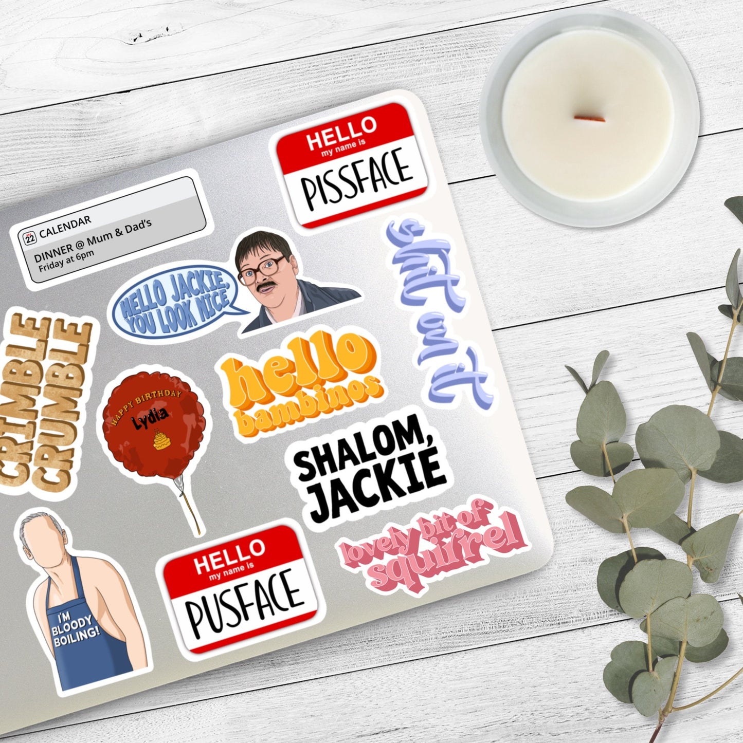 I'm Bloody Boiling | Martin Goodman | Friday Night Dinner Stickers