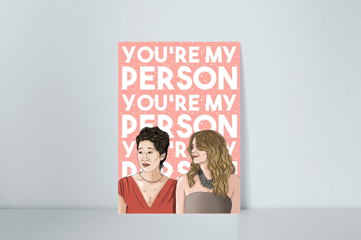 You're My Person | Grey's Anatomy Quote | Meredith and Cristina | Grey's Anatomy Print | Greys Anatomy