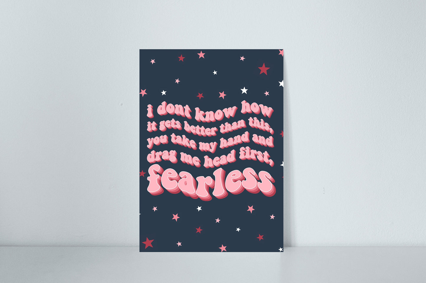 Fearless Lyric Print | Taylor's Version | Taylor Swift Print