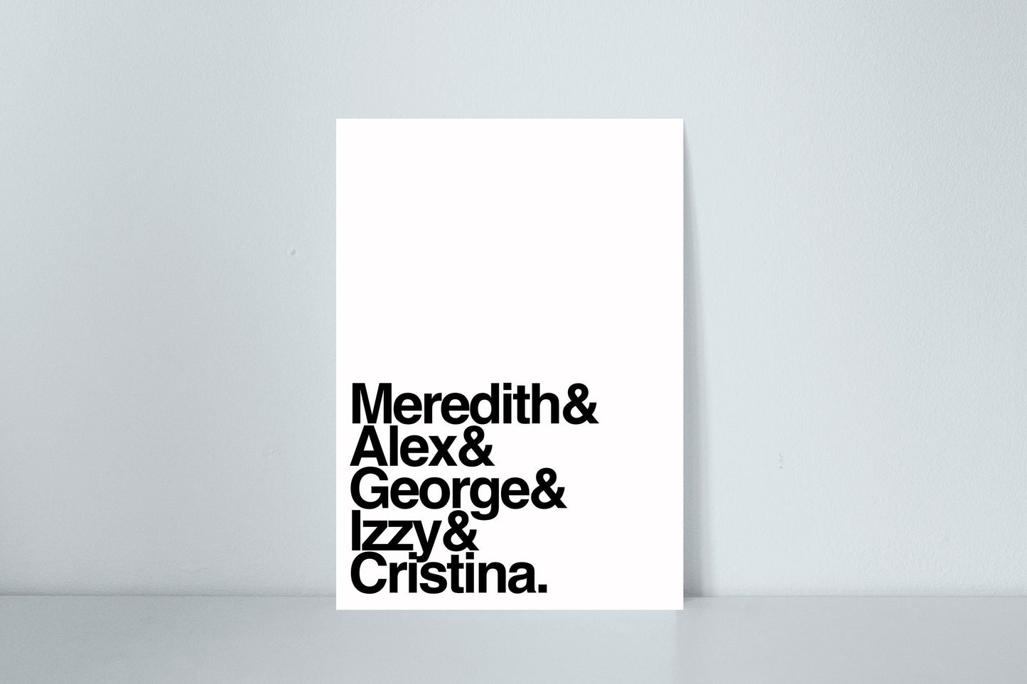 MAGIC: The Interns | Greys Anatomy | Grey's Anatomy Print