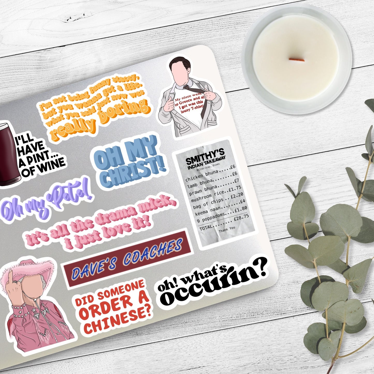 Doris at the Barn Dance | Jean! | Gavin and Stacey Stickers