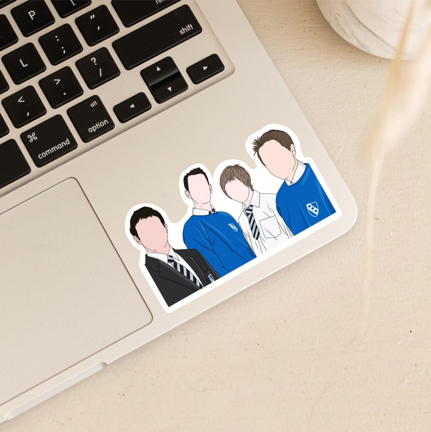 The Inbetweeners | Will, Simon, Neil & Jay | Inbetweeners Stickers | UK Stickers