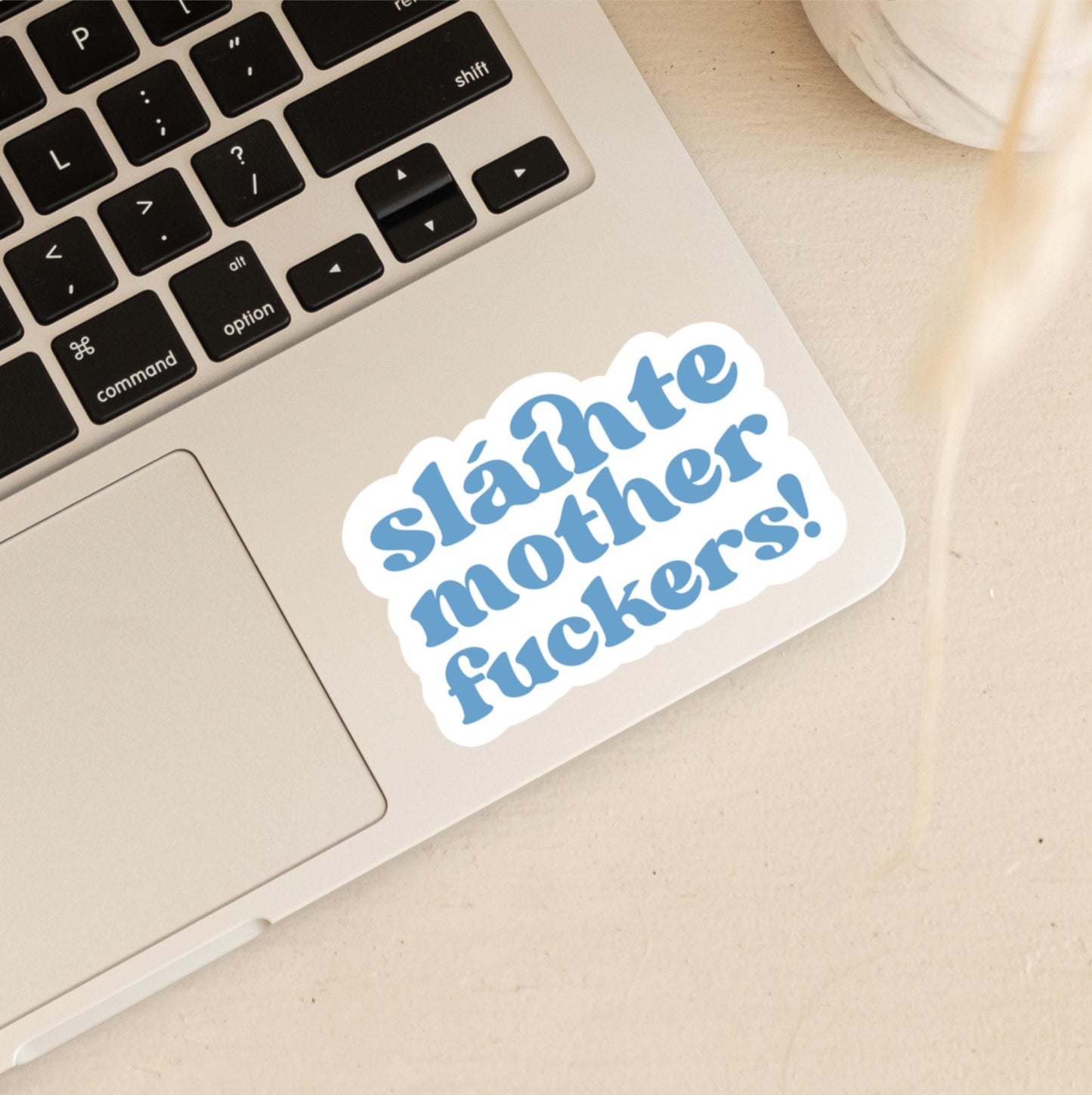 Sláinte Motherfuckers! | Michelle | Derry Girls Stickers