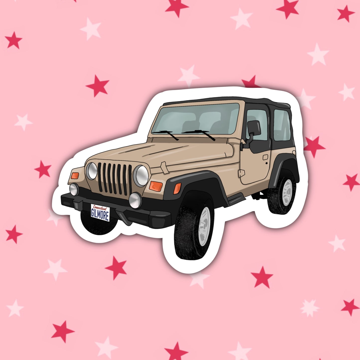 Lorelai's Jeep | Gilmore Girls Sticker