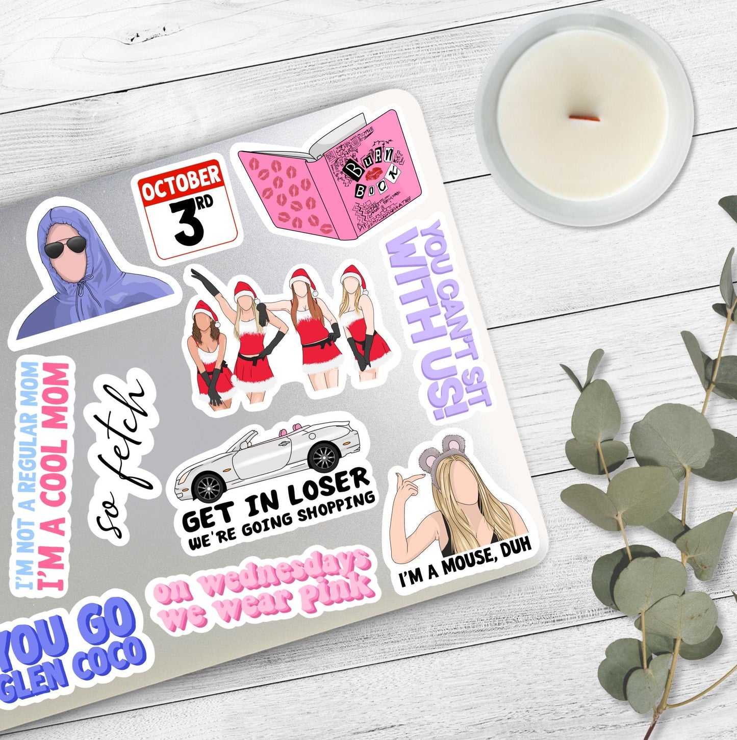 The Plastics Do Jingle Bell Rock | Mean Girls Stickers