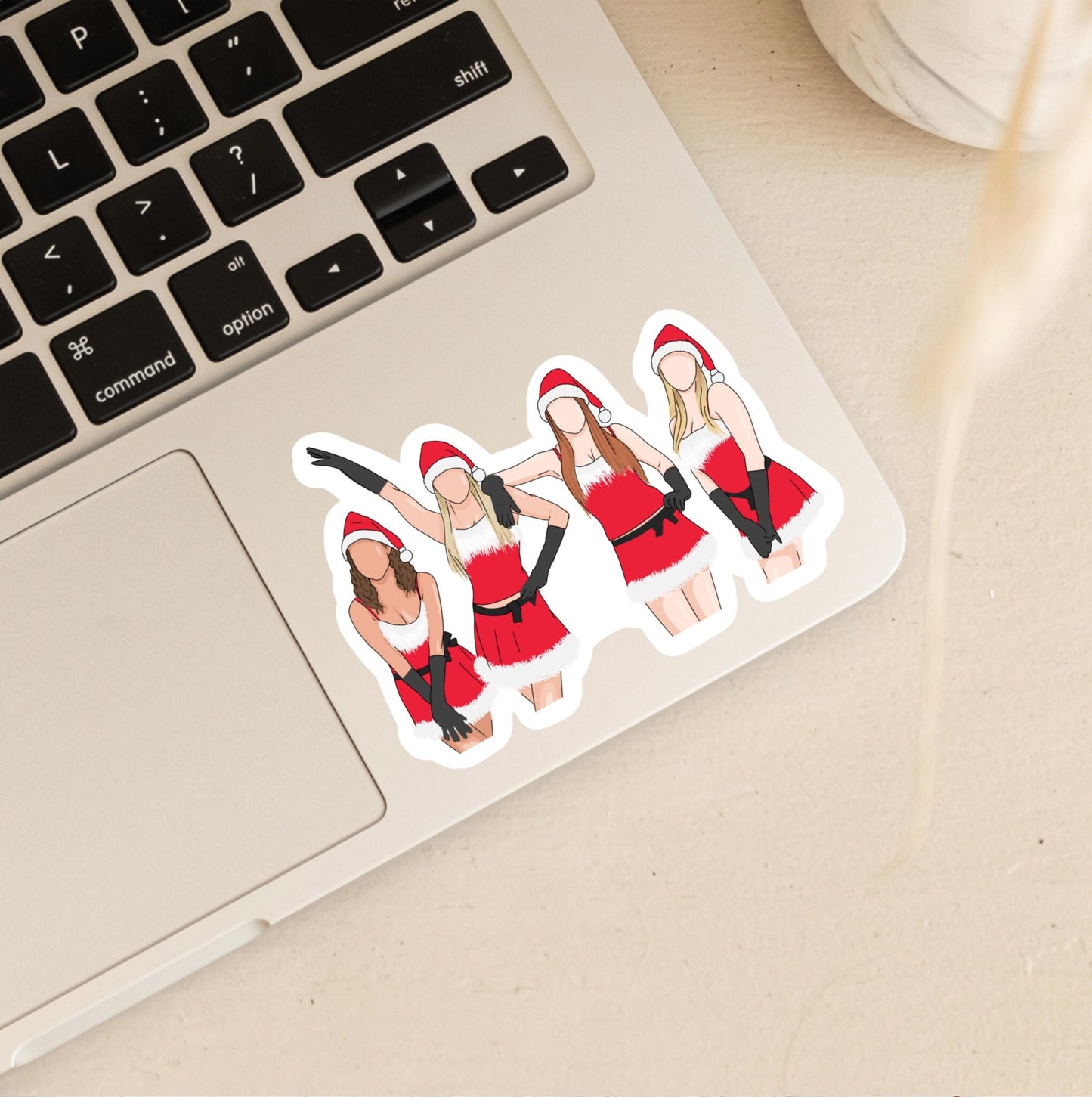 The Plastics Do Jingle Bell Rock | Mean Girls Stickers