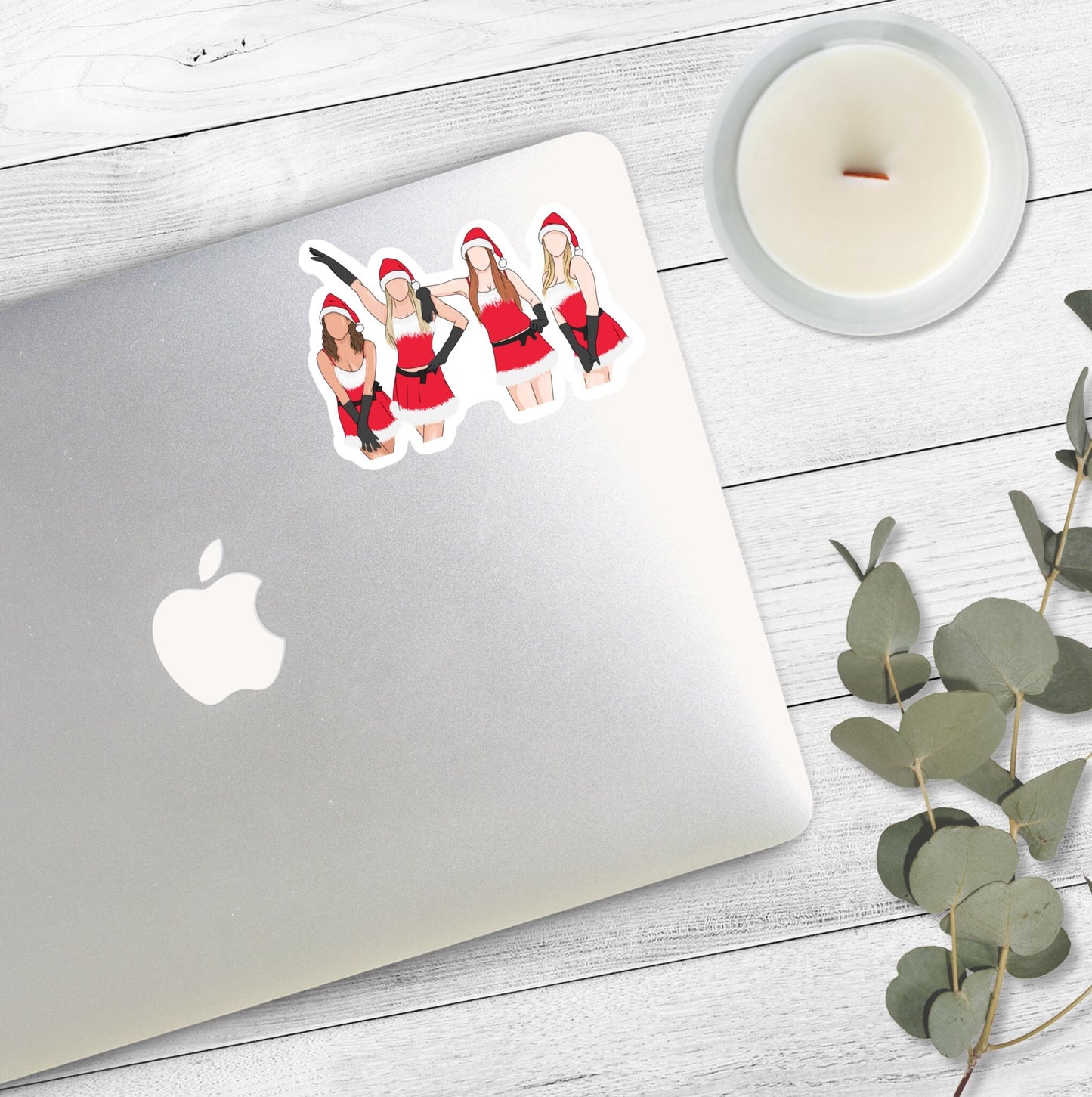 The Plastics Do Jingle Bell Rock | Mean Girls Stickers