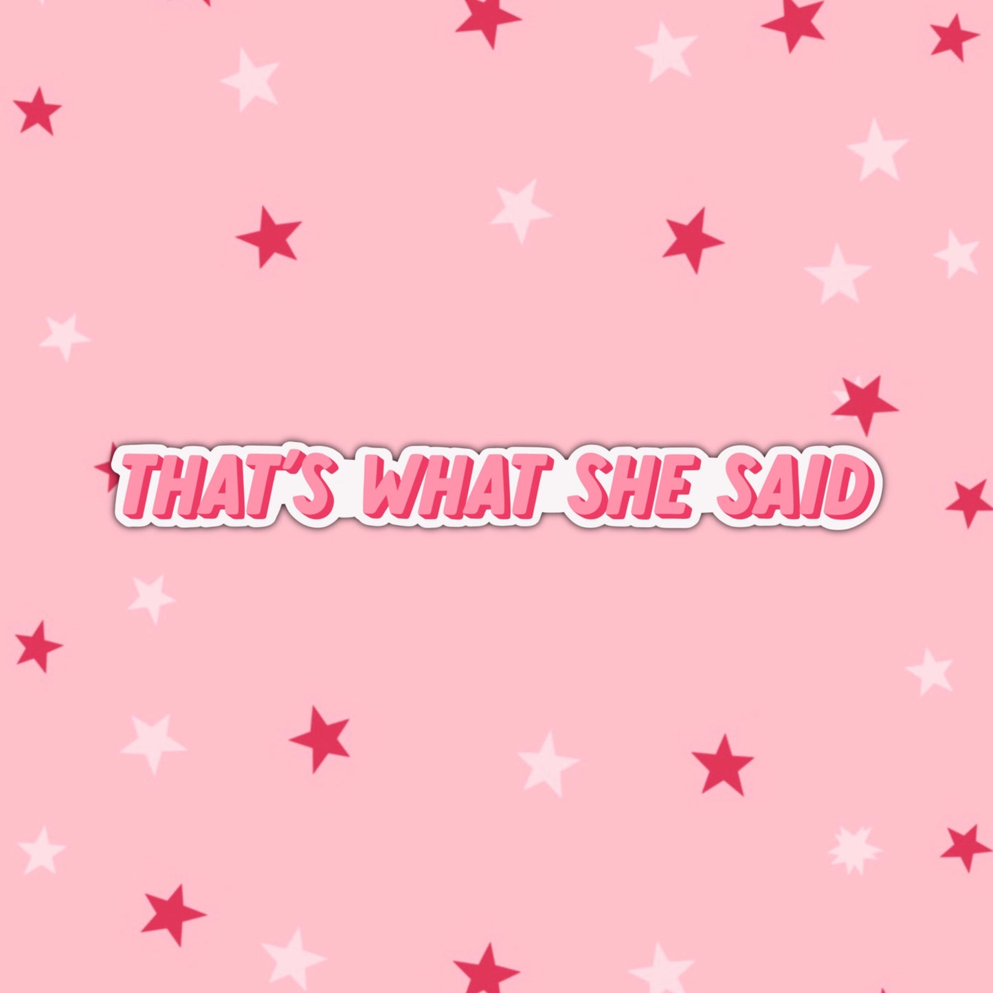 That’s What She Said | Michael Scott | Office Stickers