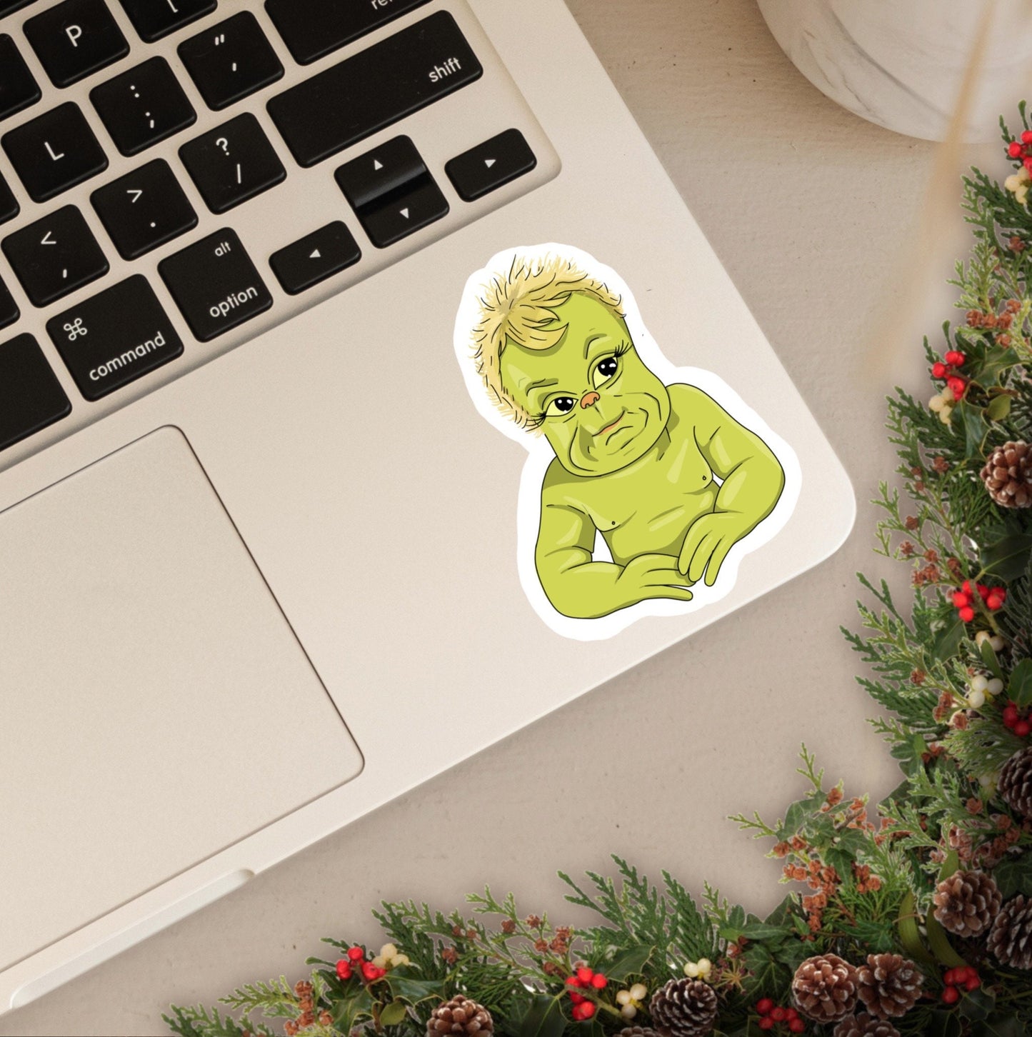 Baby Grinch | The Grinch Sticker | Christmas Movie Stickers