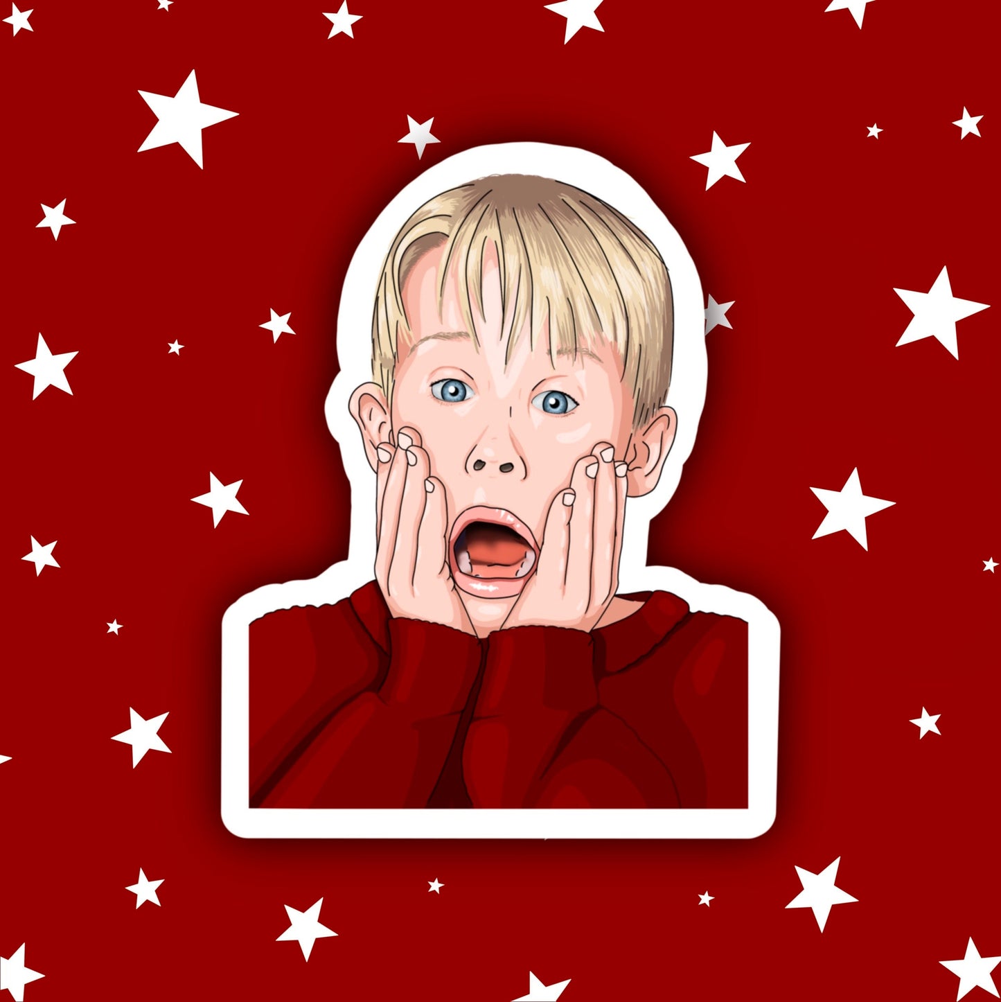 Kevin Screaming | Home Alone Stickers
