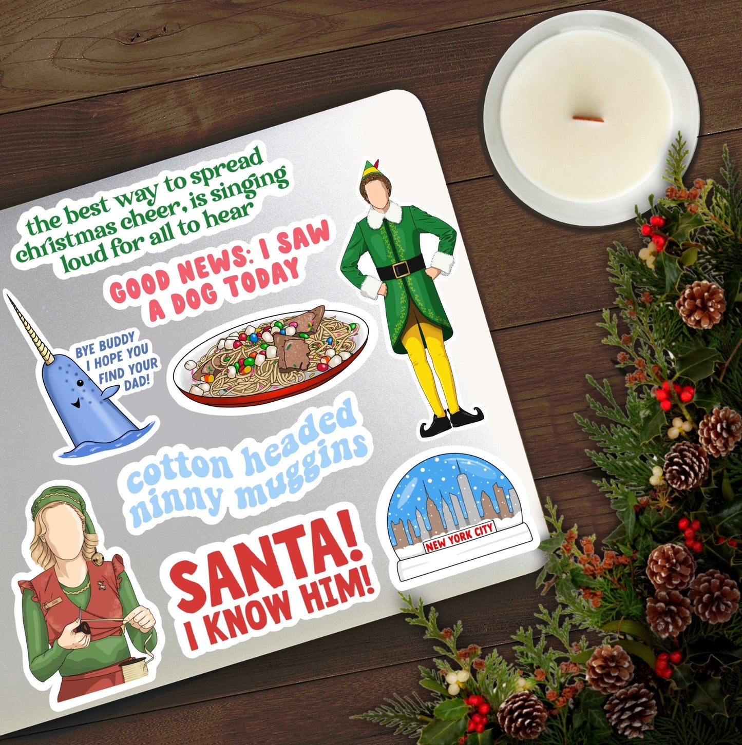 Buddy's Breakfast Spaghetti | Elf Stickers | Elf Movie