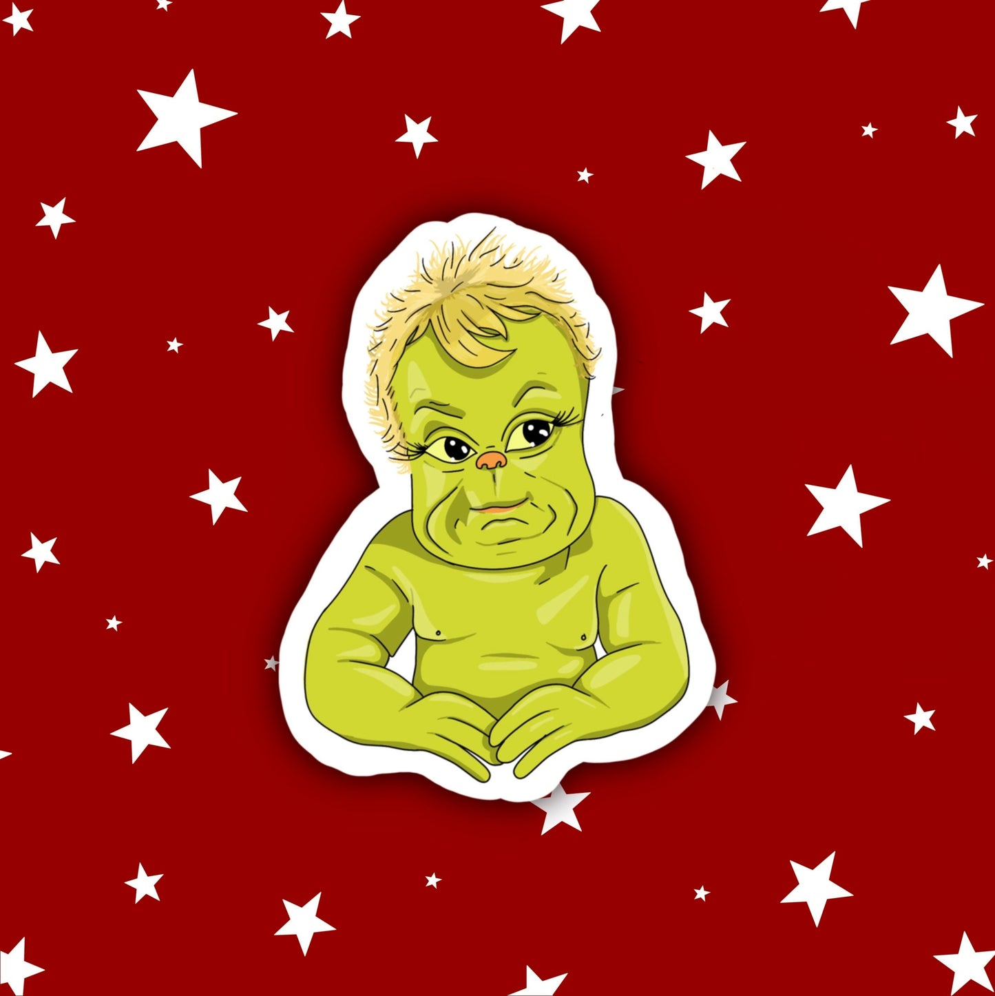 Baby Grinch | The Grinch Sticker | Christmas Movie Stickers