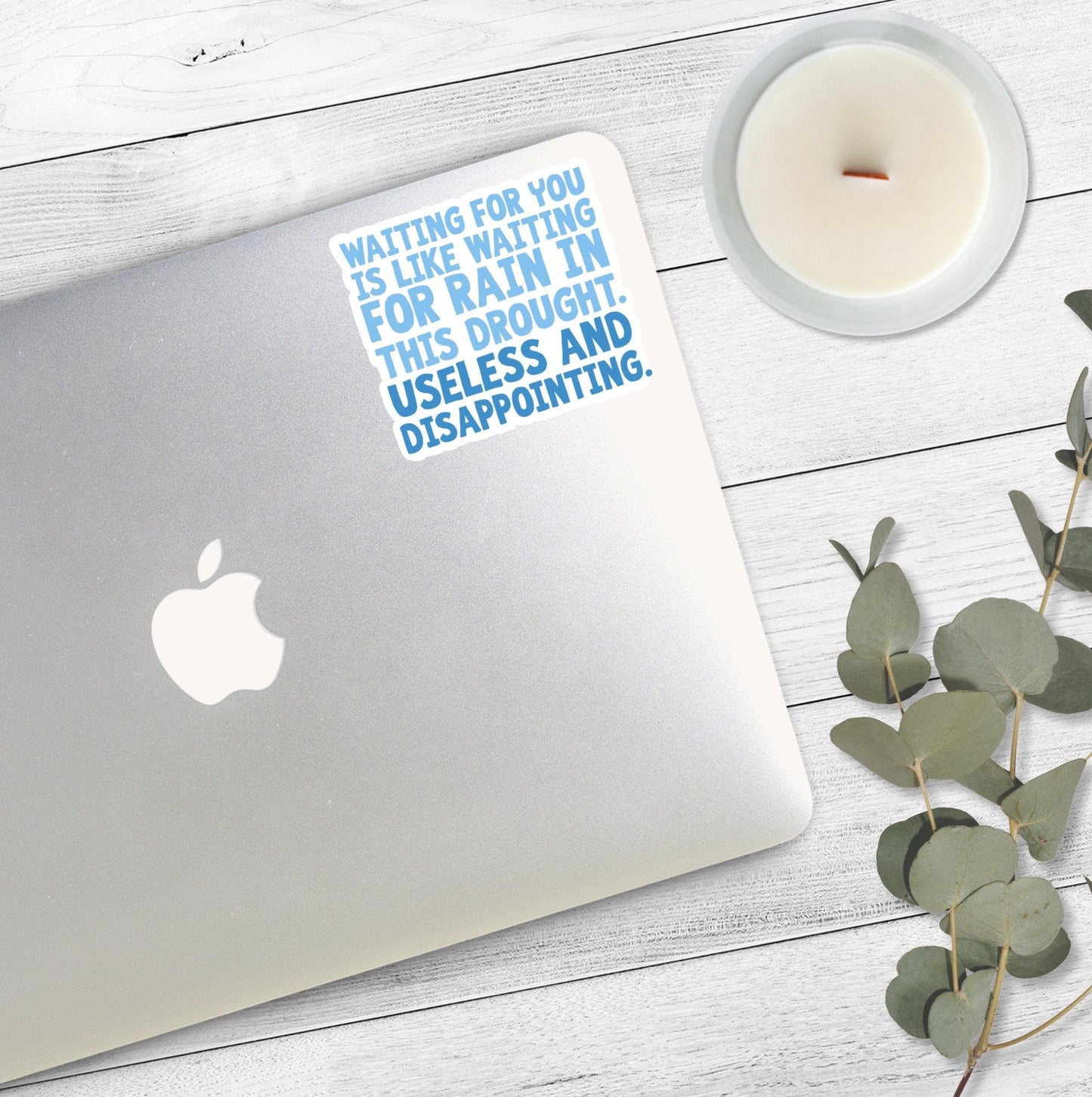 Waiting for the Rain Quote | A Cinderella Story Stickers