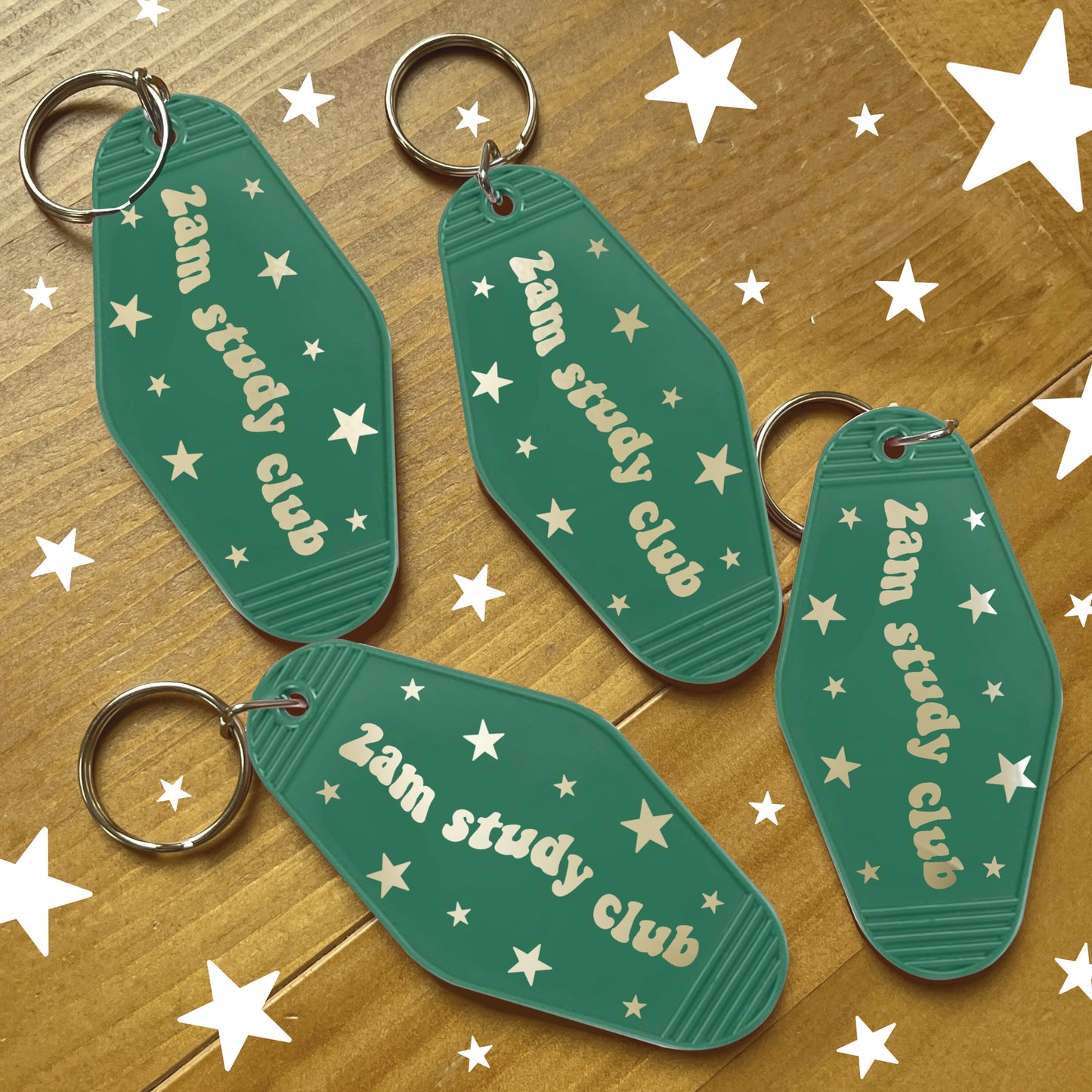 2am Study Club Keychain