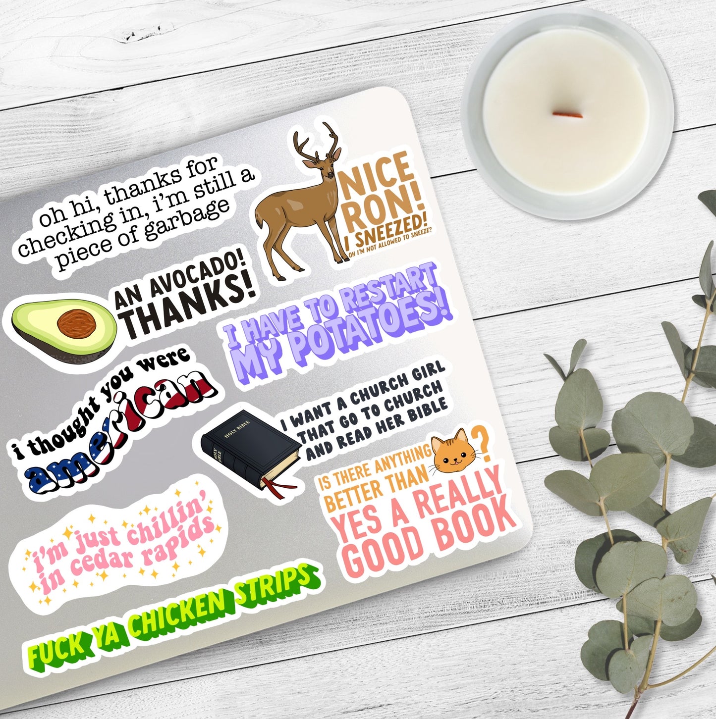 An Avocado, Thanks! | Vine Stickers