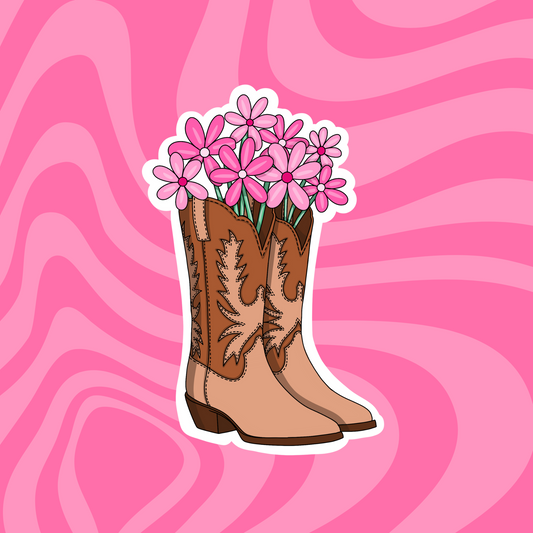 Flower Boots | Cowgirl Vibes