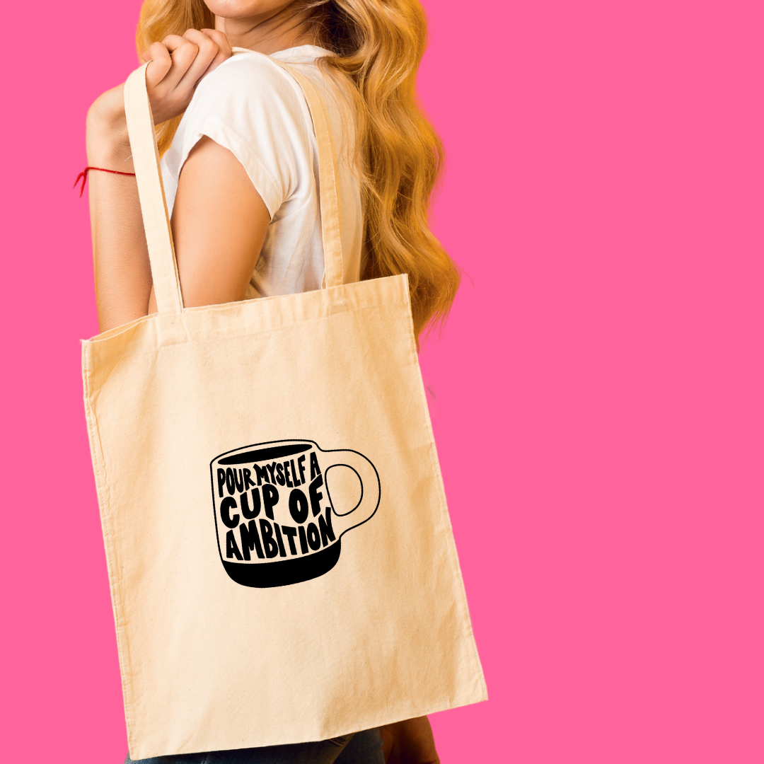 Cup of Ambition | Country Cowgirl Tote Bag