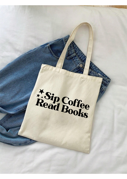 Sip Coffee, Read Books Tote | Hot Girls Read 2