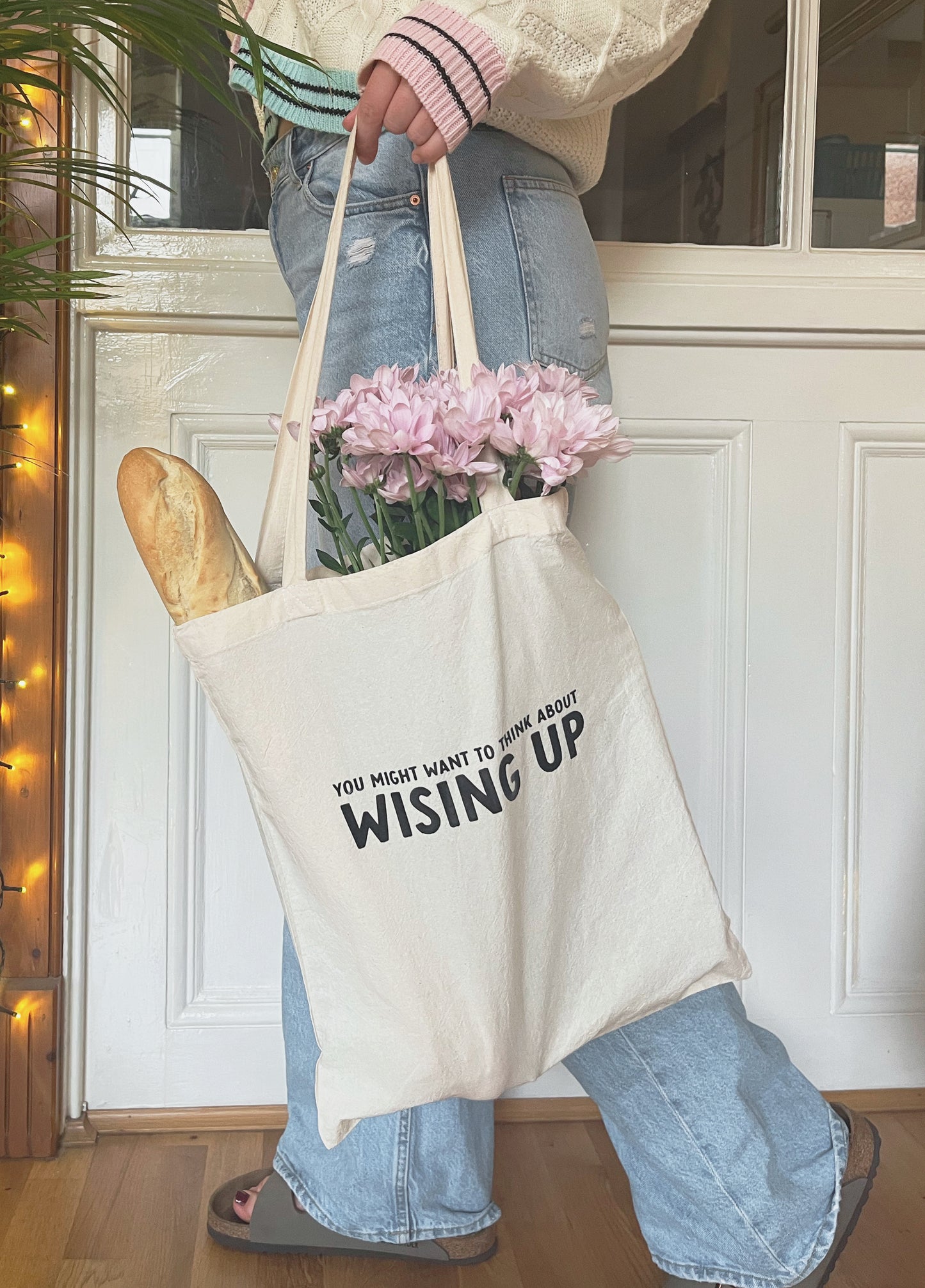 You Might Want to Think About Wising Up | Derry Girls Tote Bag