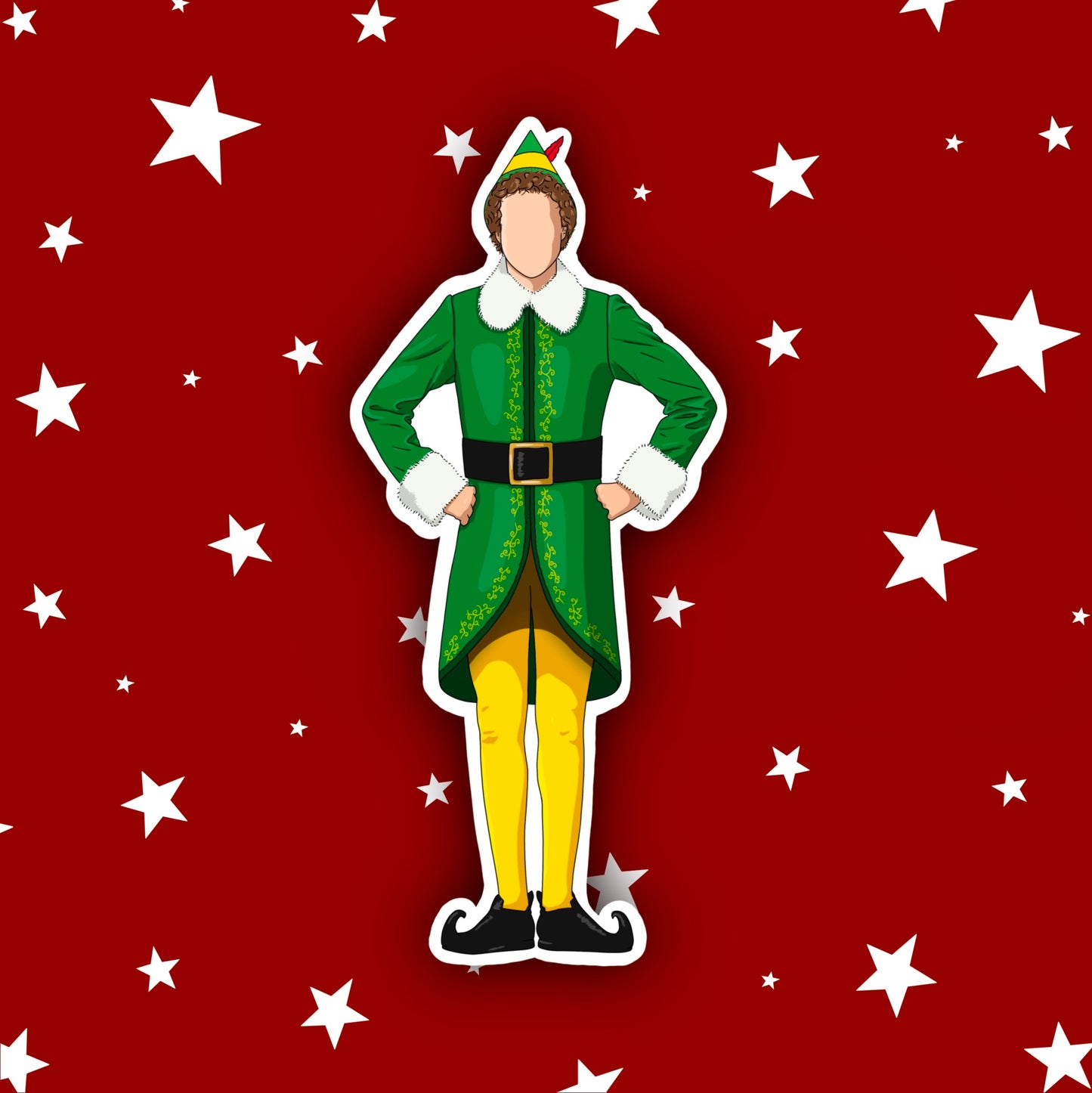 Elf Sticker Bundle | 9 Stickers | Will Ferrell | Elf