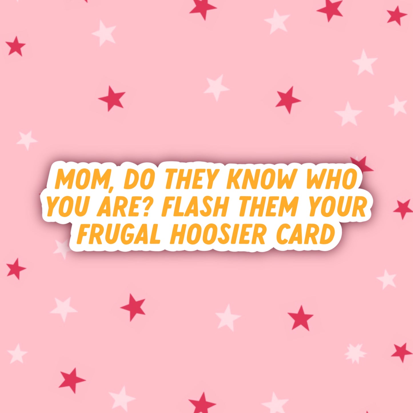 Flash Them Your Frugal Hoosier Card | The Middle