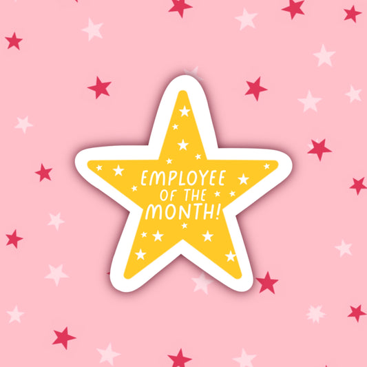 Employee of the Month Sticker
