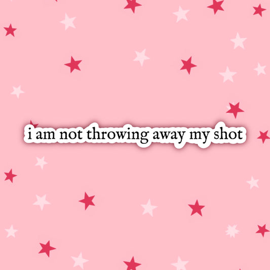 I Am Not Throwing Away My Shot | Hamilton
