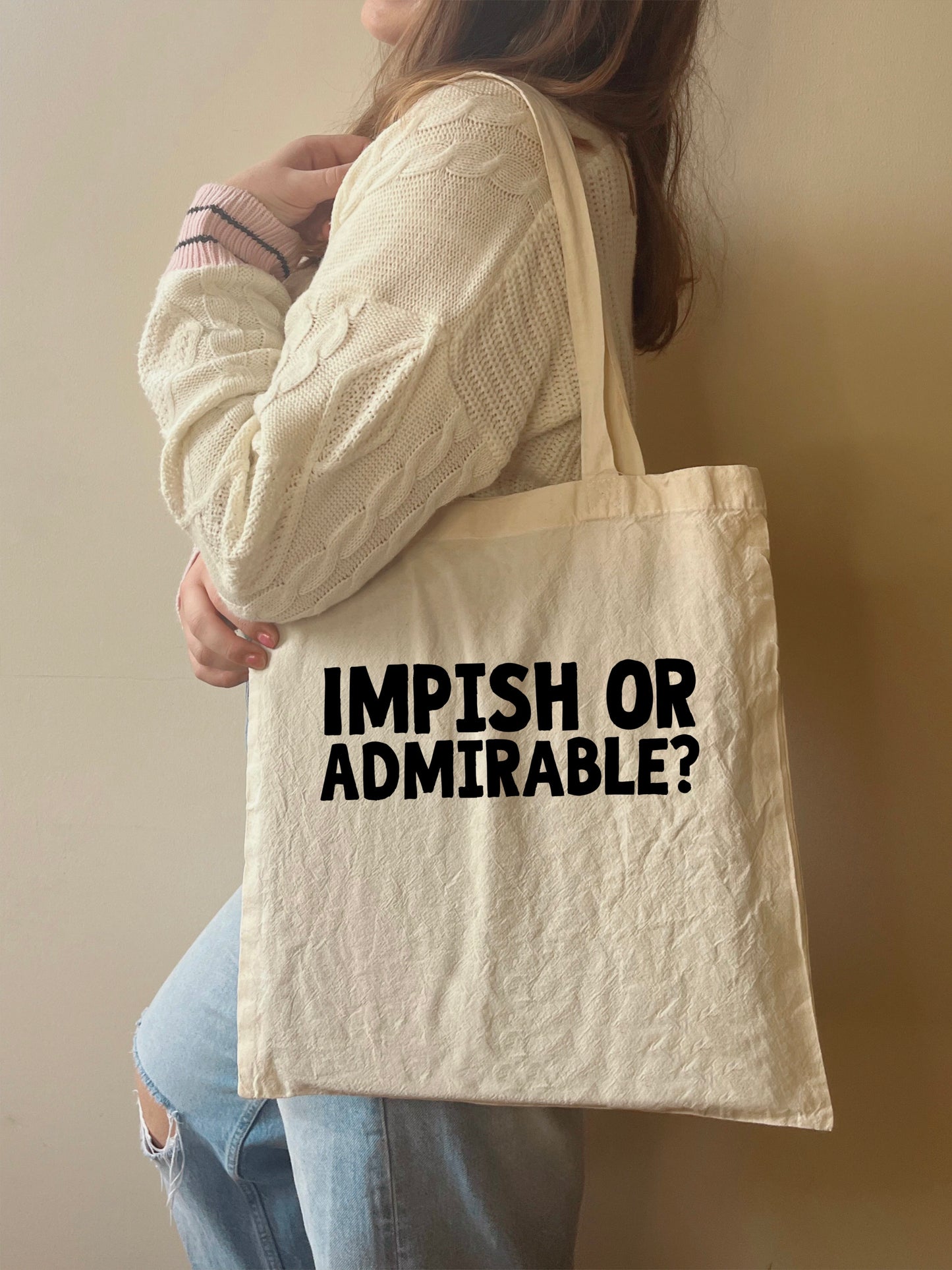 Impish or Admirable | The Office | Christmas Tote Bag