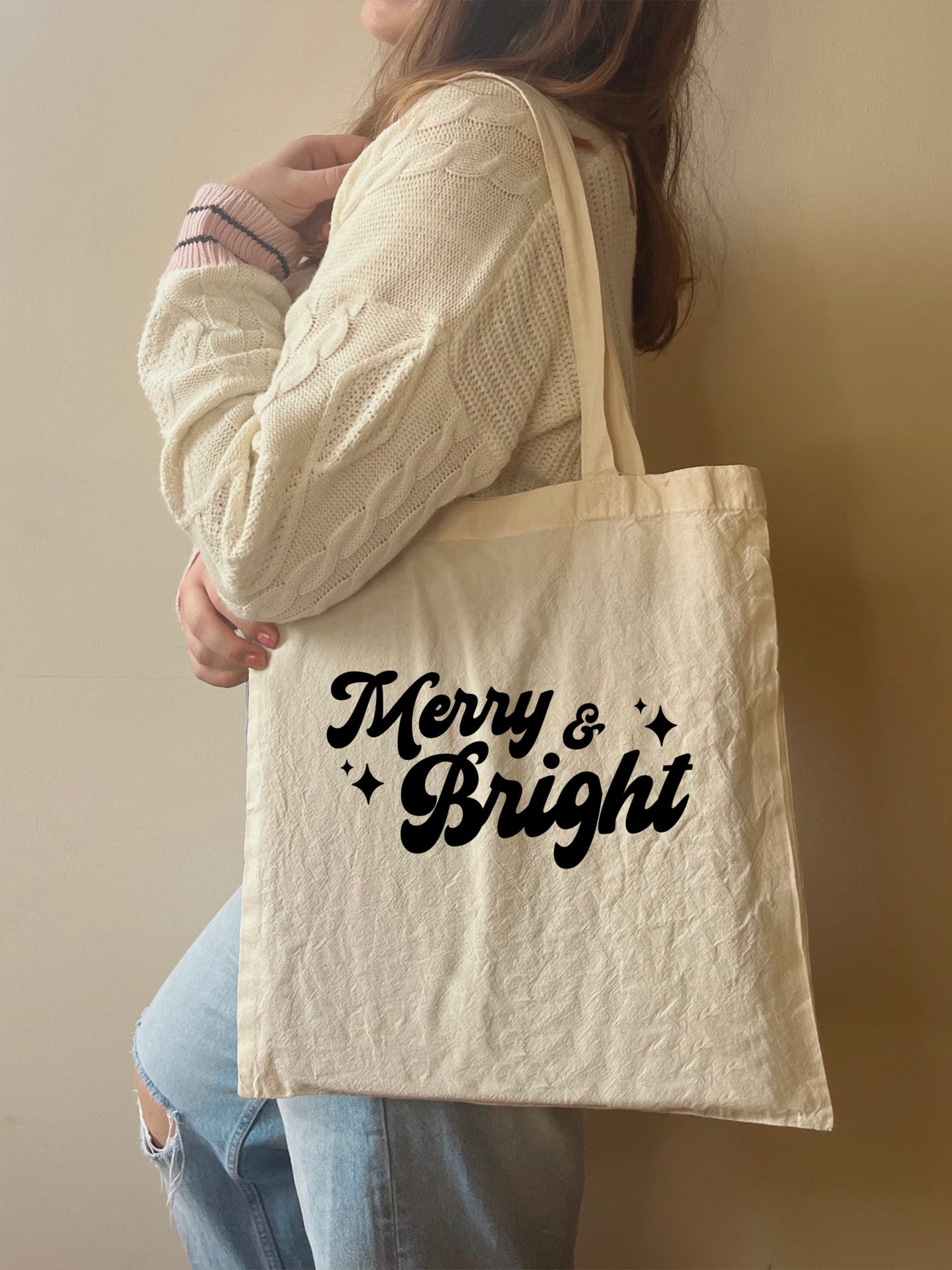 Merry & Bright | Christmas Tote Bag