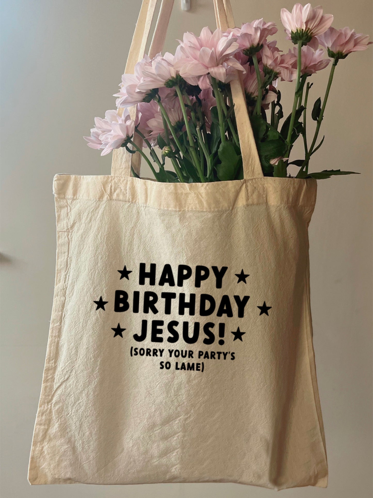 Happy Birthday Jesus | The Office | Christmas Tote Bag