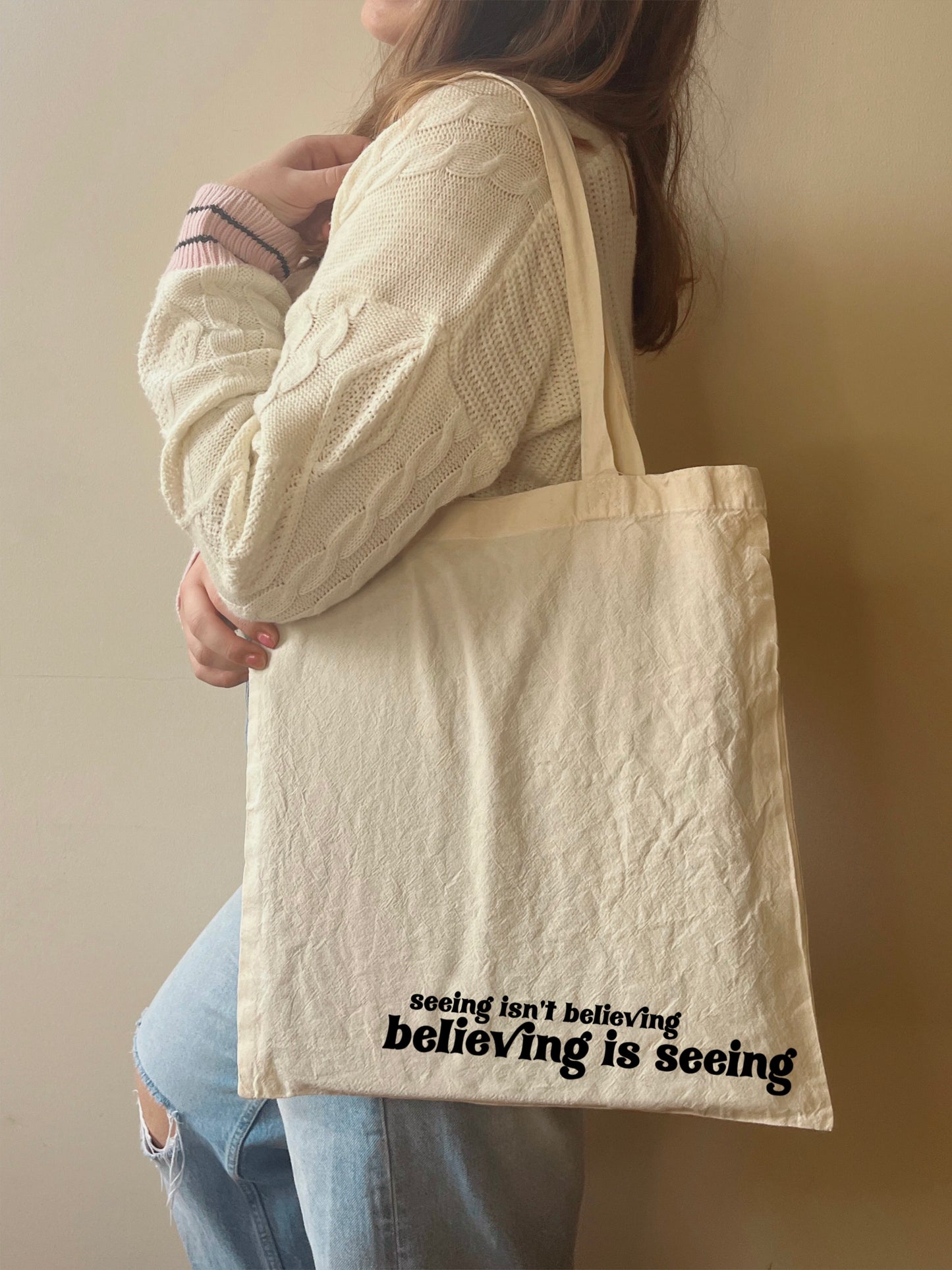 Believing is Seeing | The Santa Clause | Christmas Tote Bag