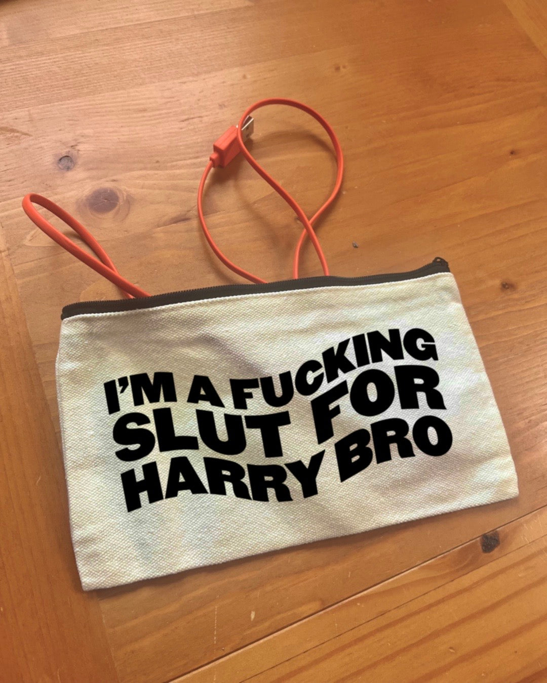 Slut for Harry | Harry Styles | Pencil Case | Makeup Bag | Small Zipped Pouch