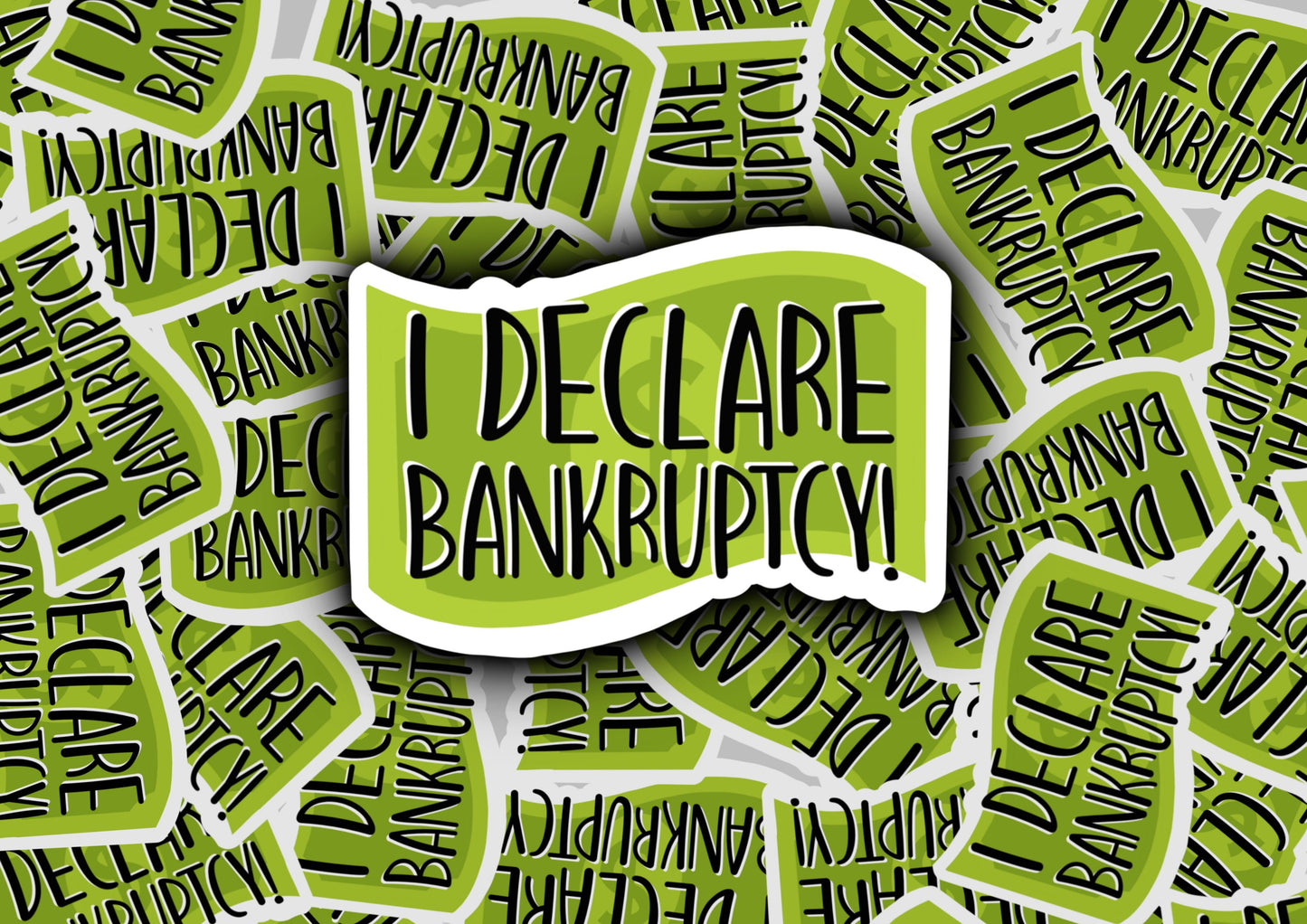 I Declare Bankruptcy Sticker | The Office Sticker