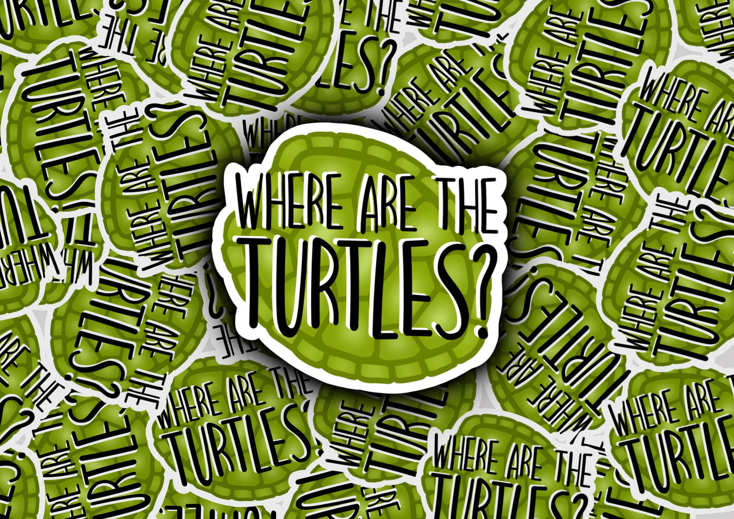 Where are the Turtles Sticker | The Office Sticker