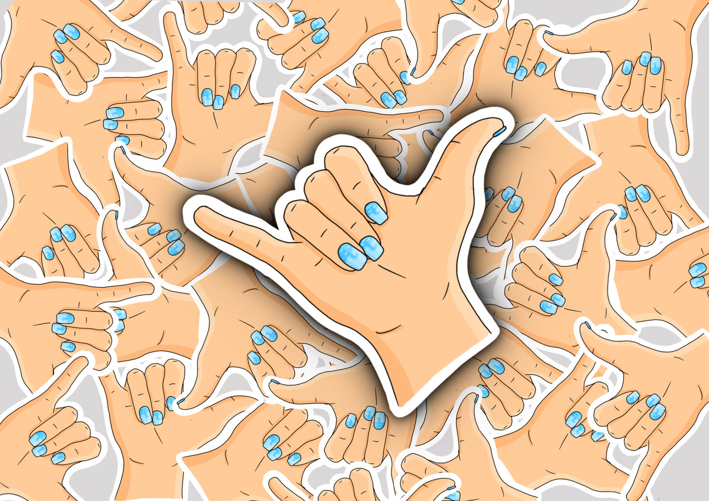 Hang Loose Sticker | Shaka Sticker